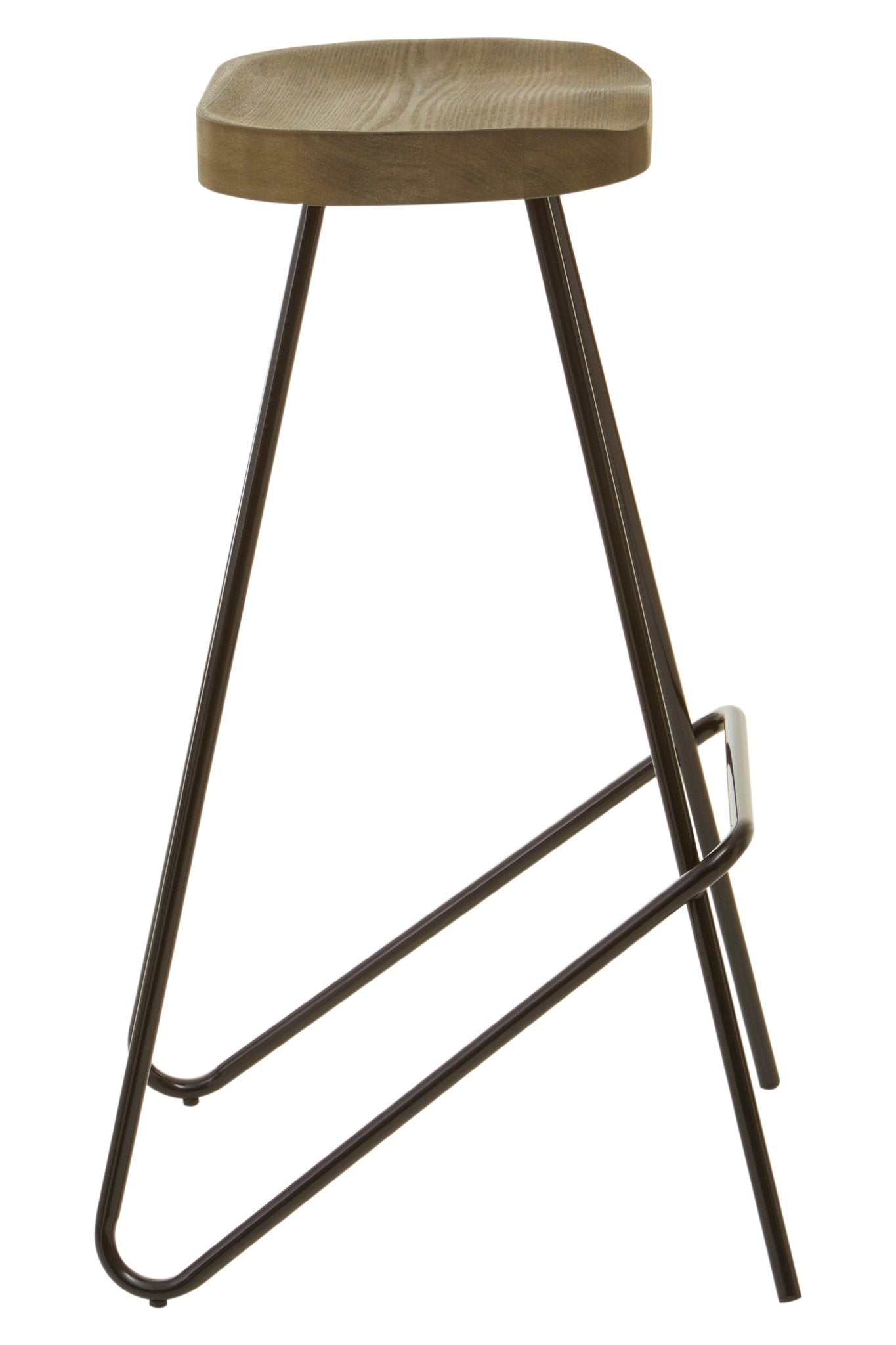 Dahlia Elm Wood Bar Stool - Skandi London