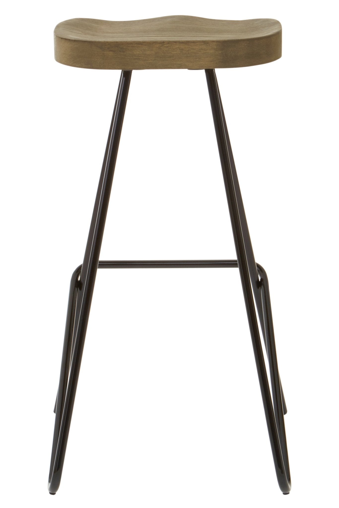 Dahlia Elm Wood Bar Stool - Skandi London