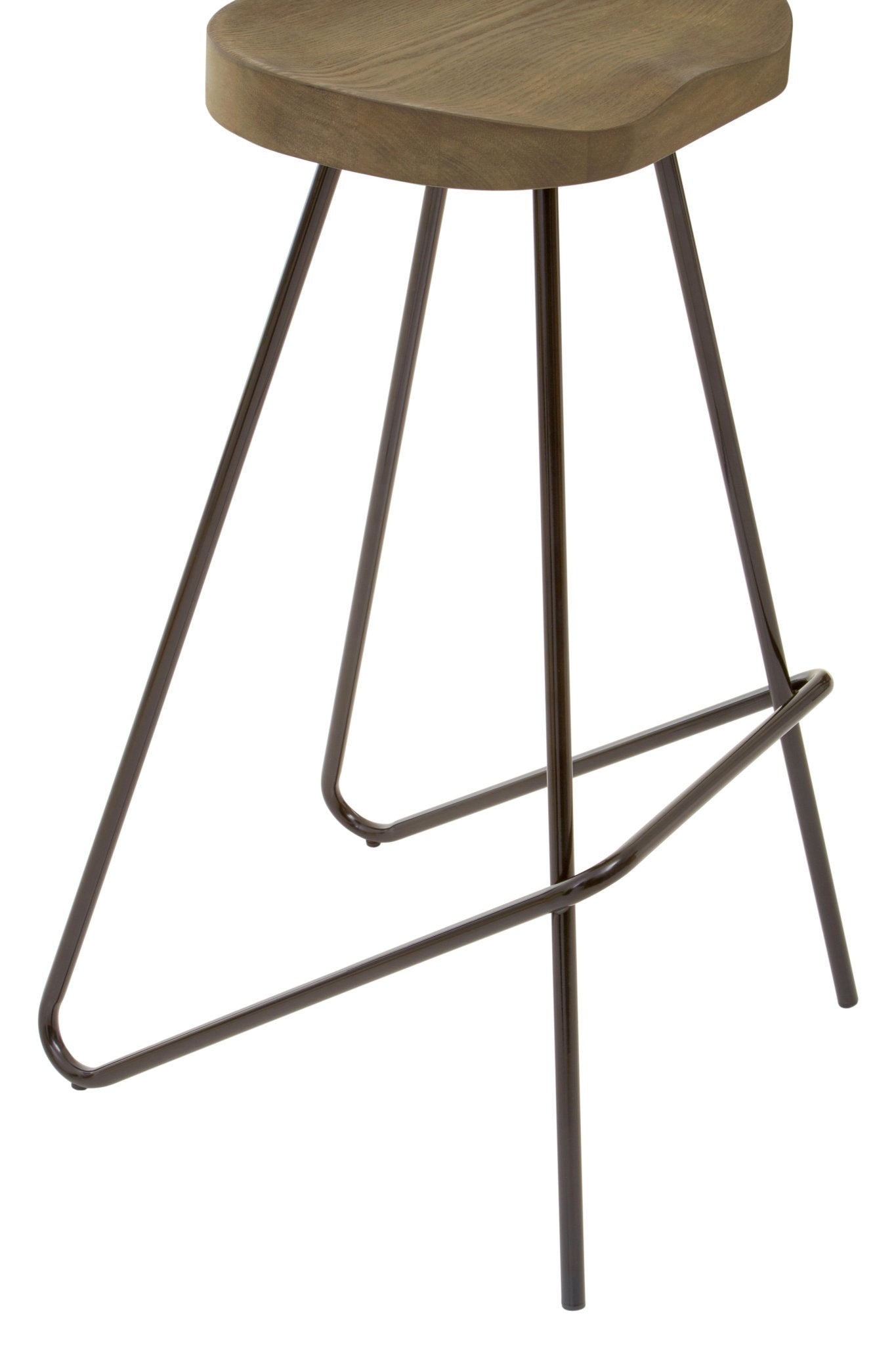 Dahlia Elm Wood Bar Stool - Skandi London