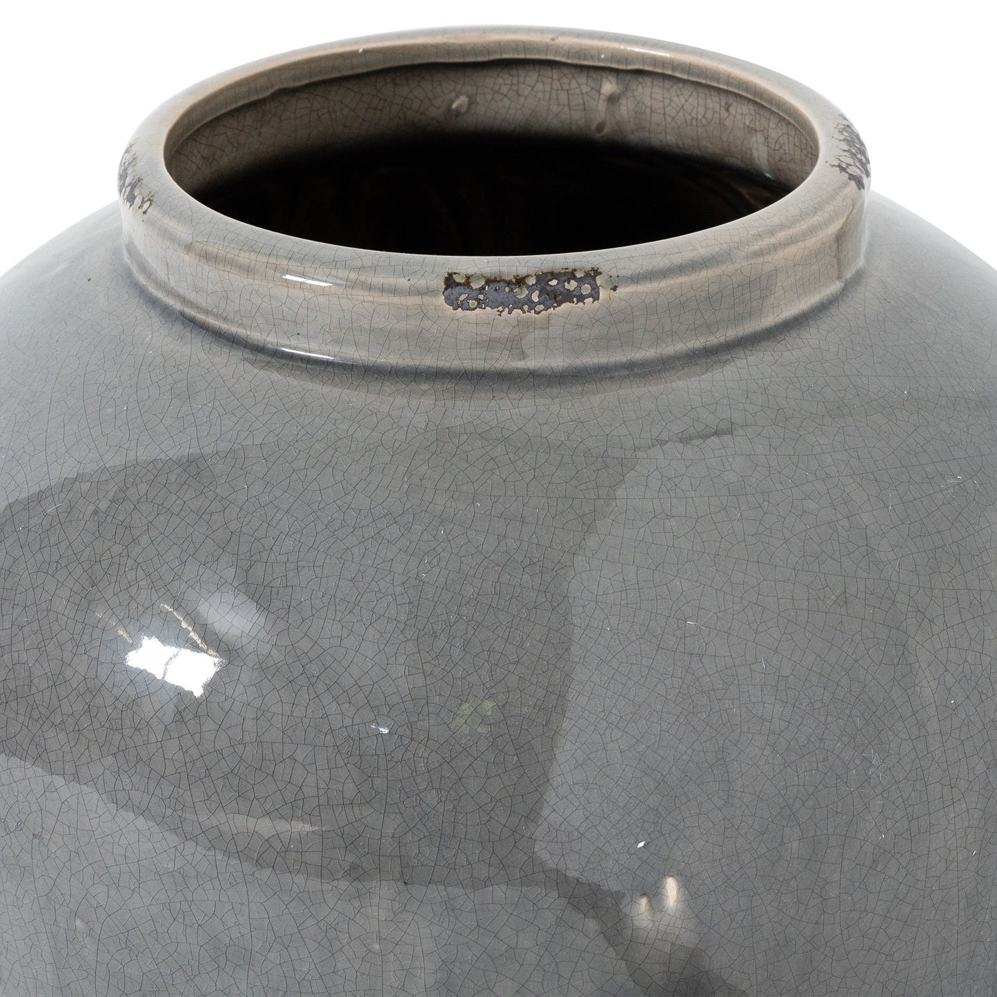 Kajaani Grey Glazed Juniper Vase - Skandi London