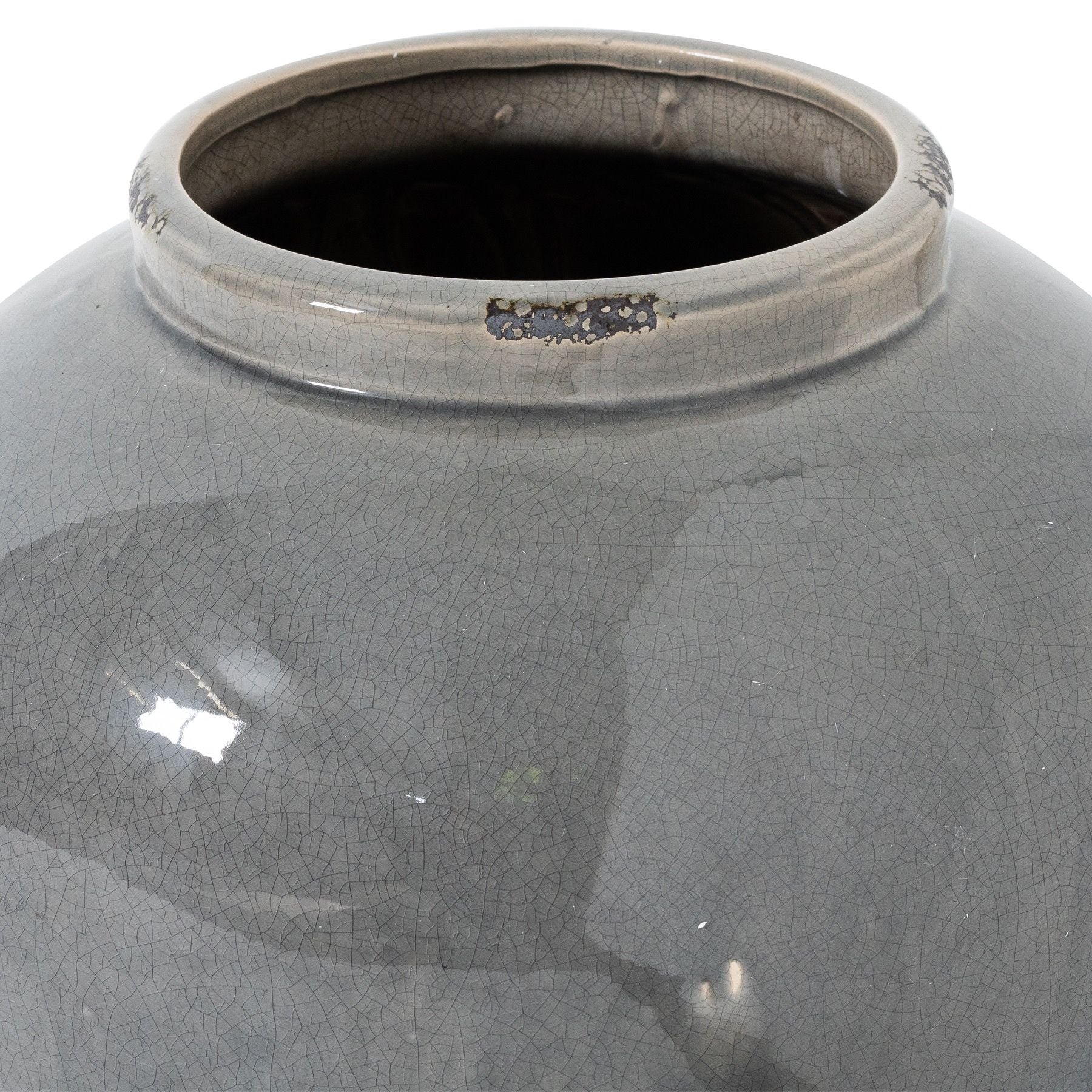 Kajaani Grey Glazed Juniper Vase - Skandi London