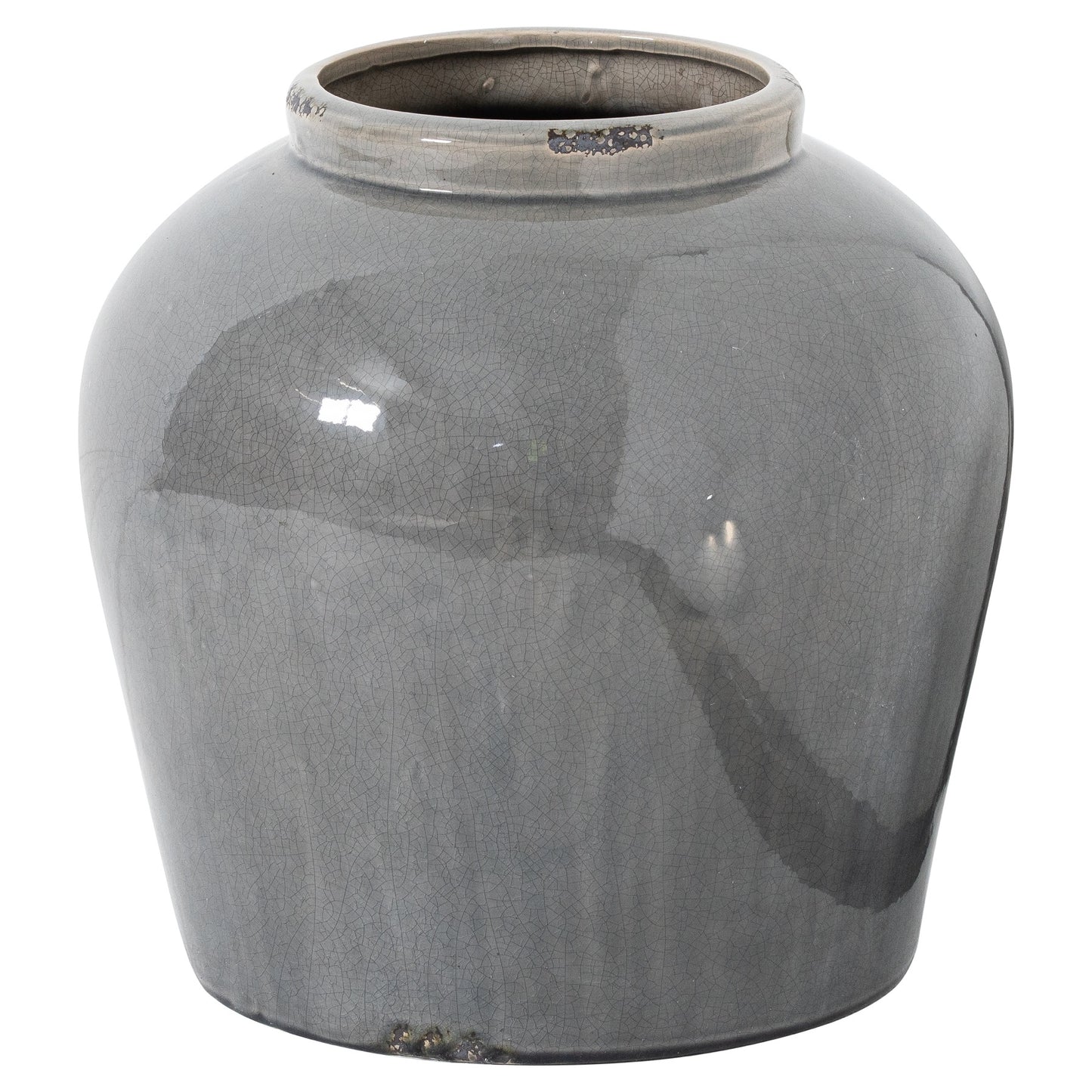 Kajaani Grey Glazed Juniper Vase - Skandi London