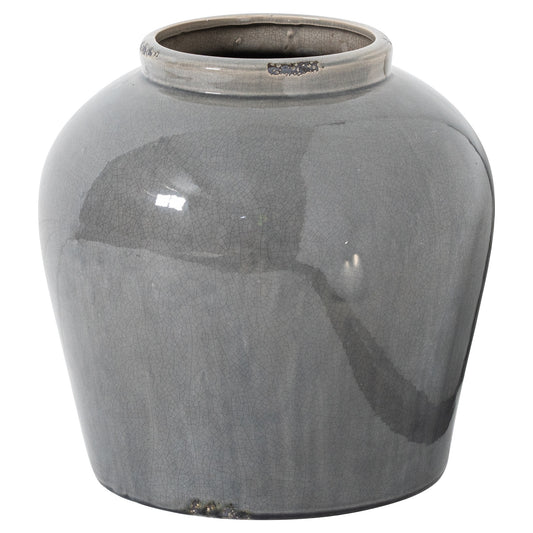 Kajaani Grey Glazed Juniper Vase - Skandi London