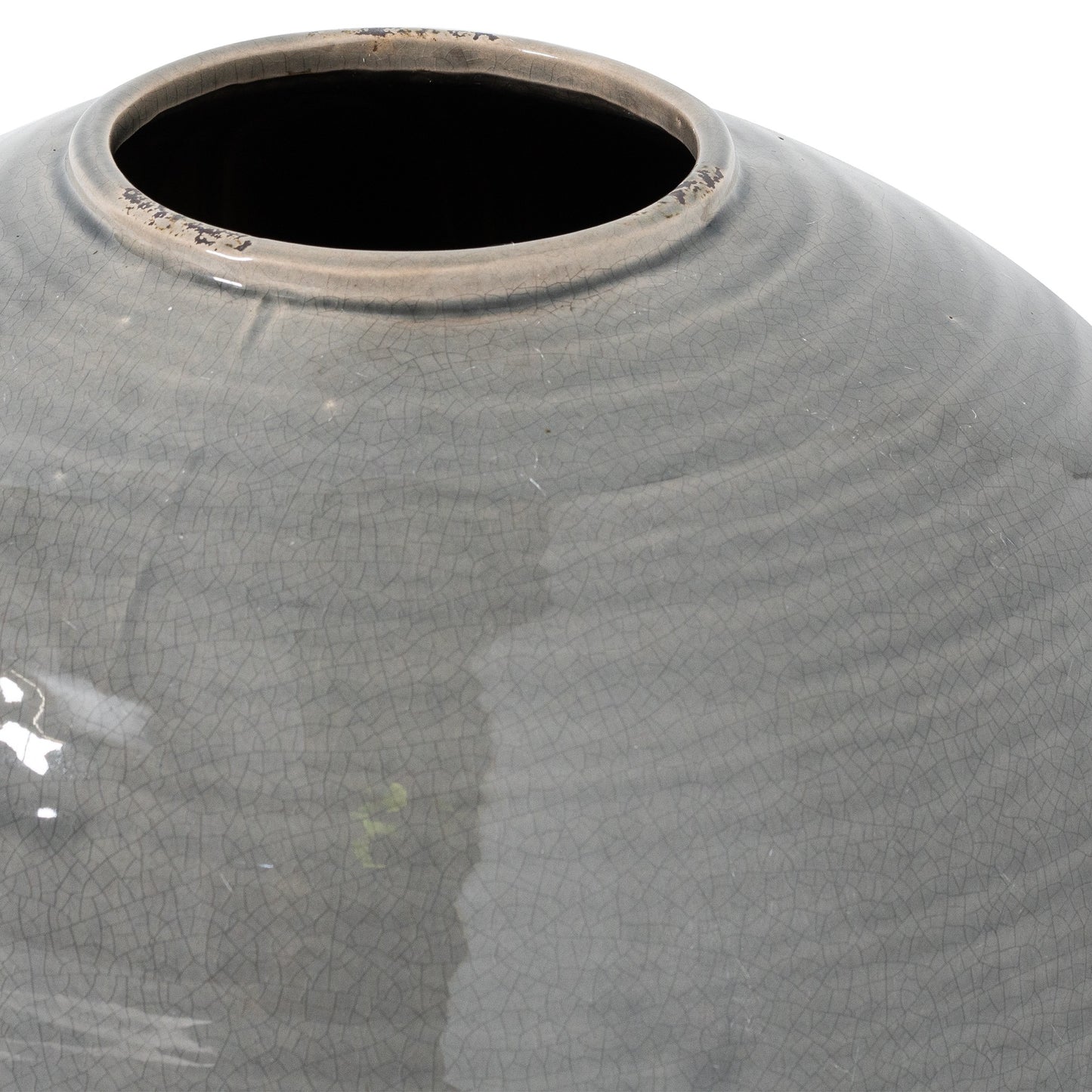 Kajaani Grey Glazed Regola Vase - Skandi London