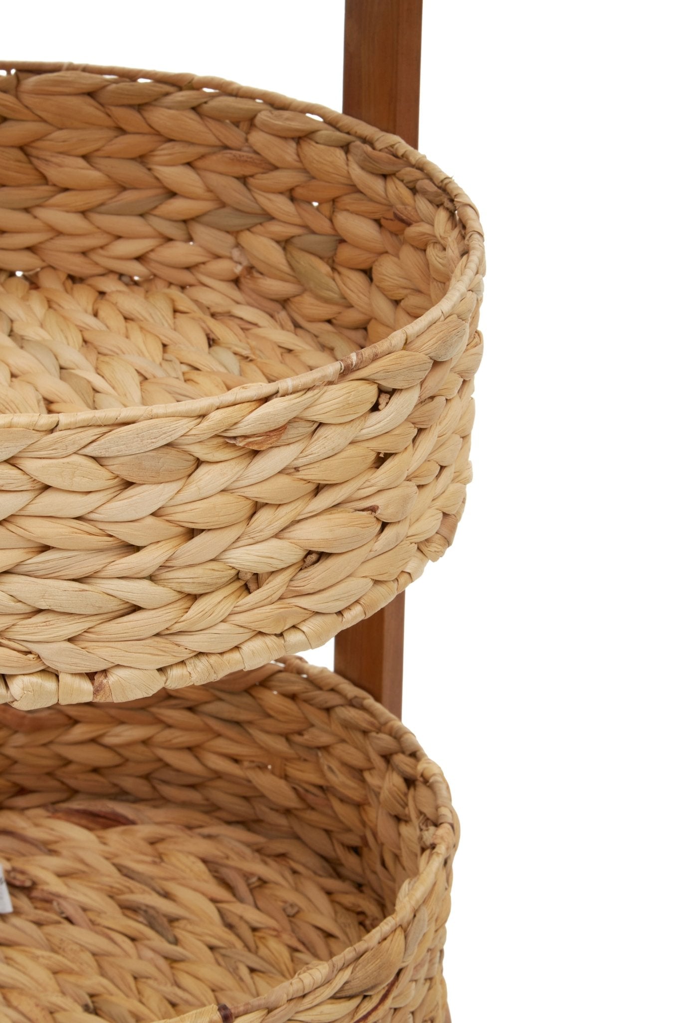 Anneli 3 Tier Water Hyacinth Shelf Unit. - Skandi London