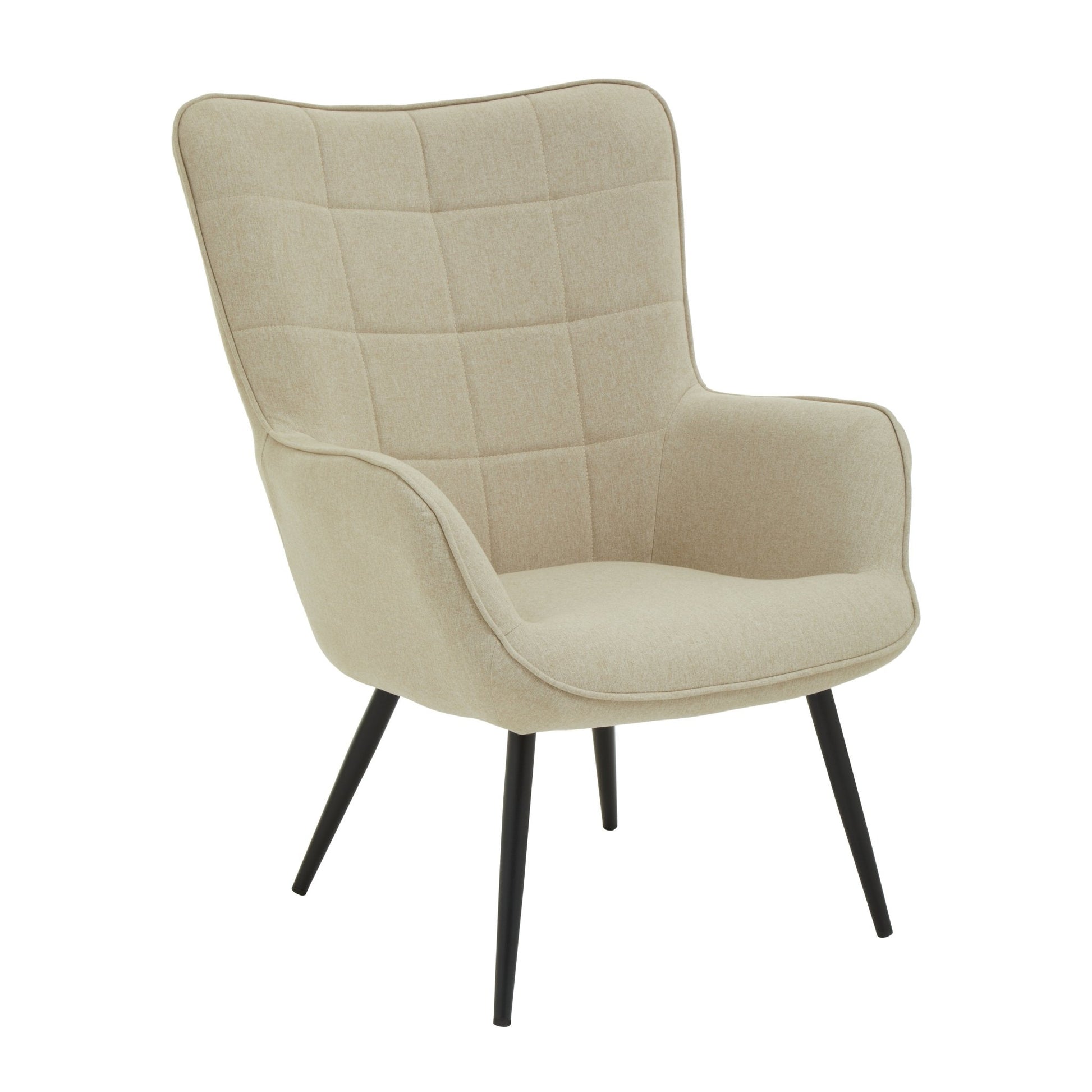 Pelle Natural Fabric Armchair - Skandi London