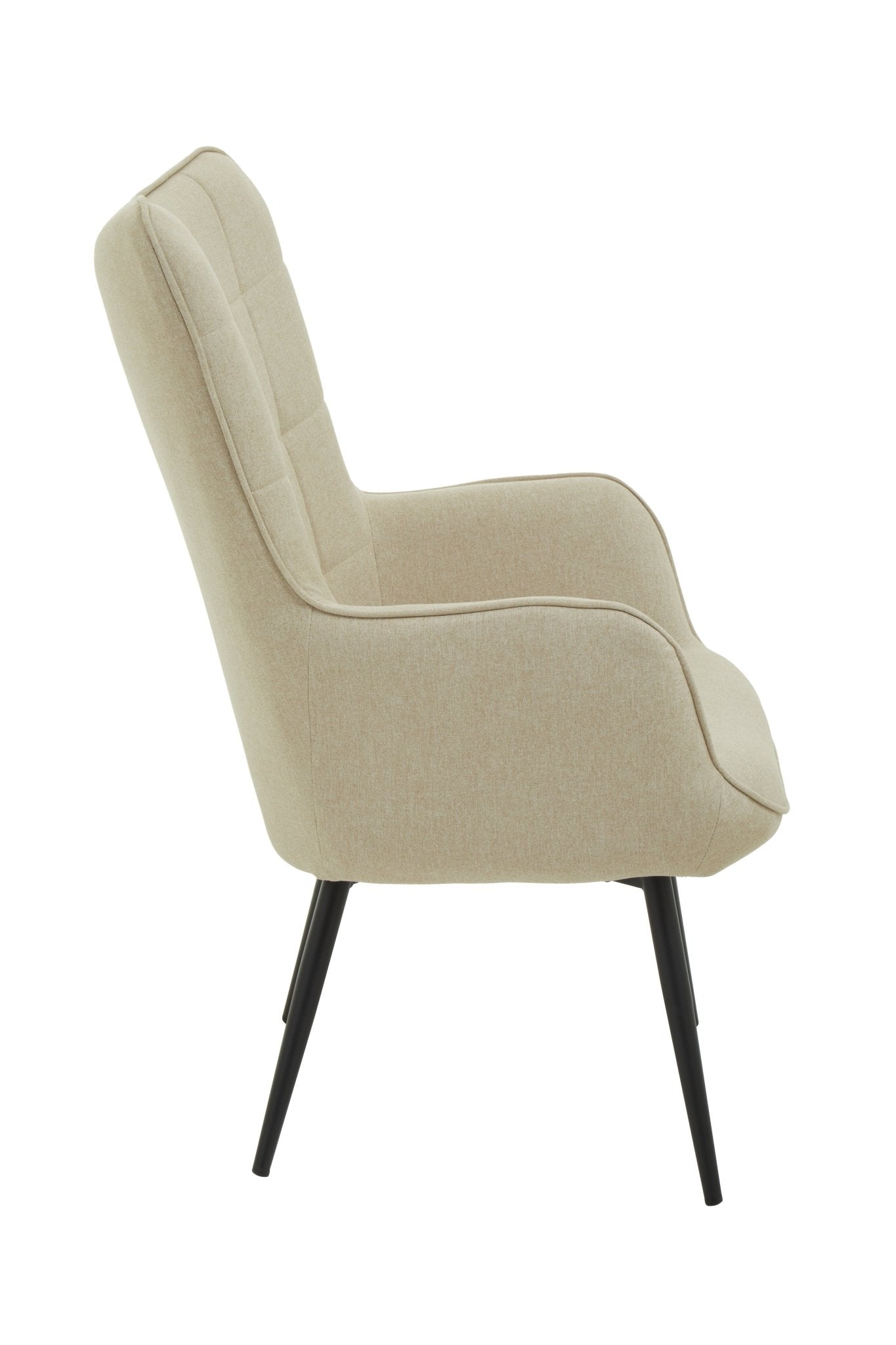 Pelle Natural Fabric Armchair - Skandi London