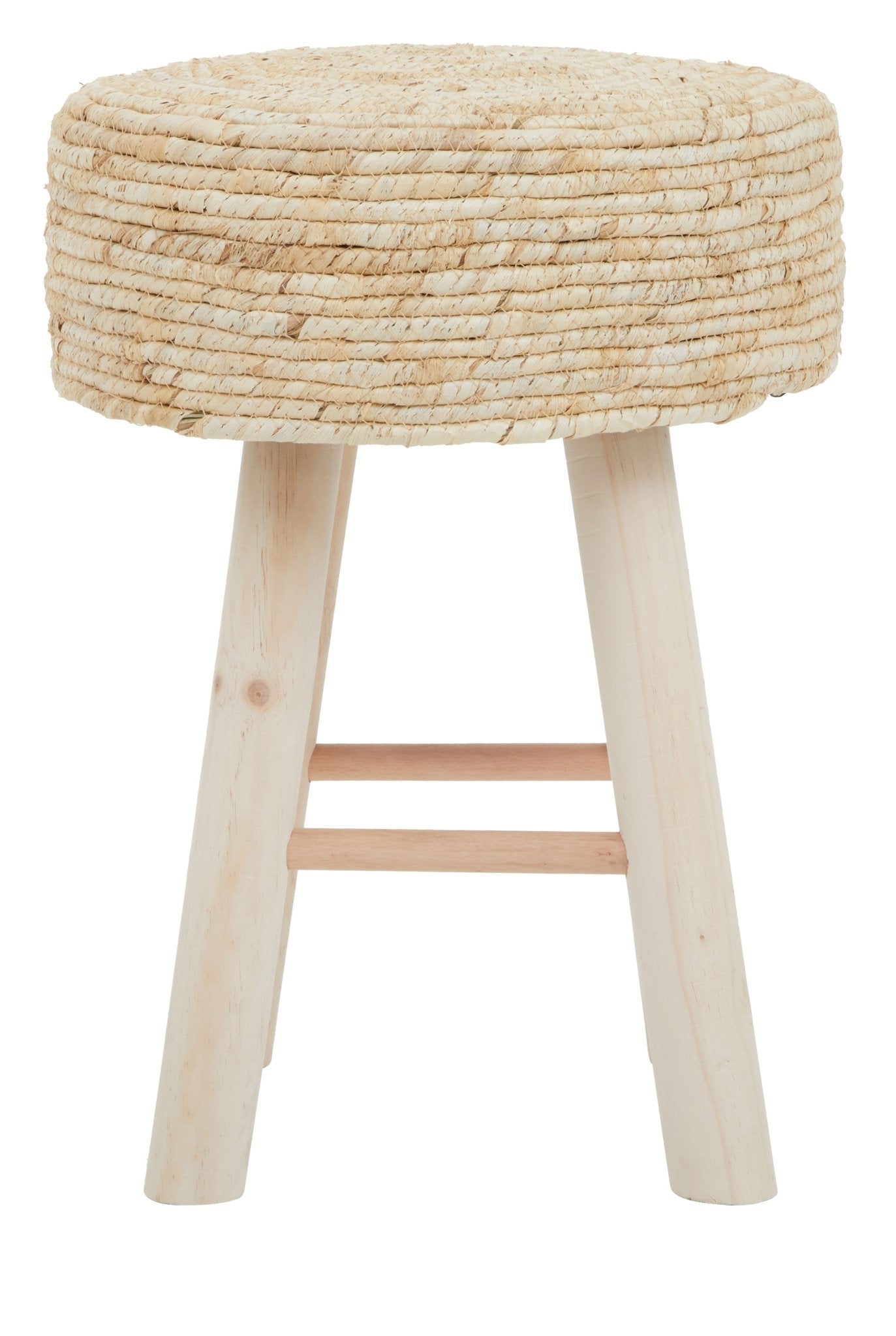 Ingmar Natural Corn Rope Stool - Skandi London