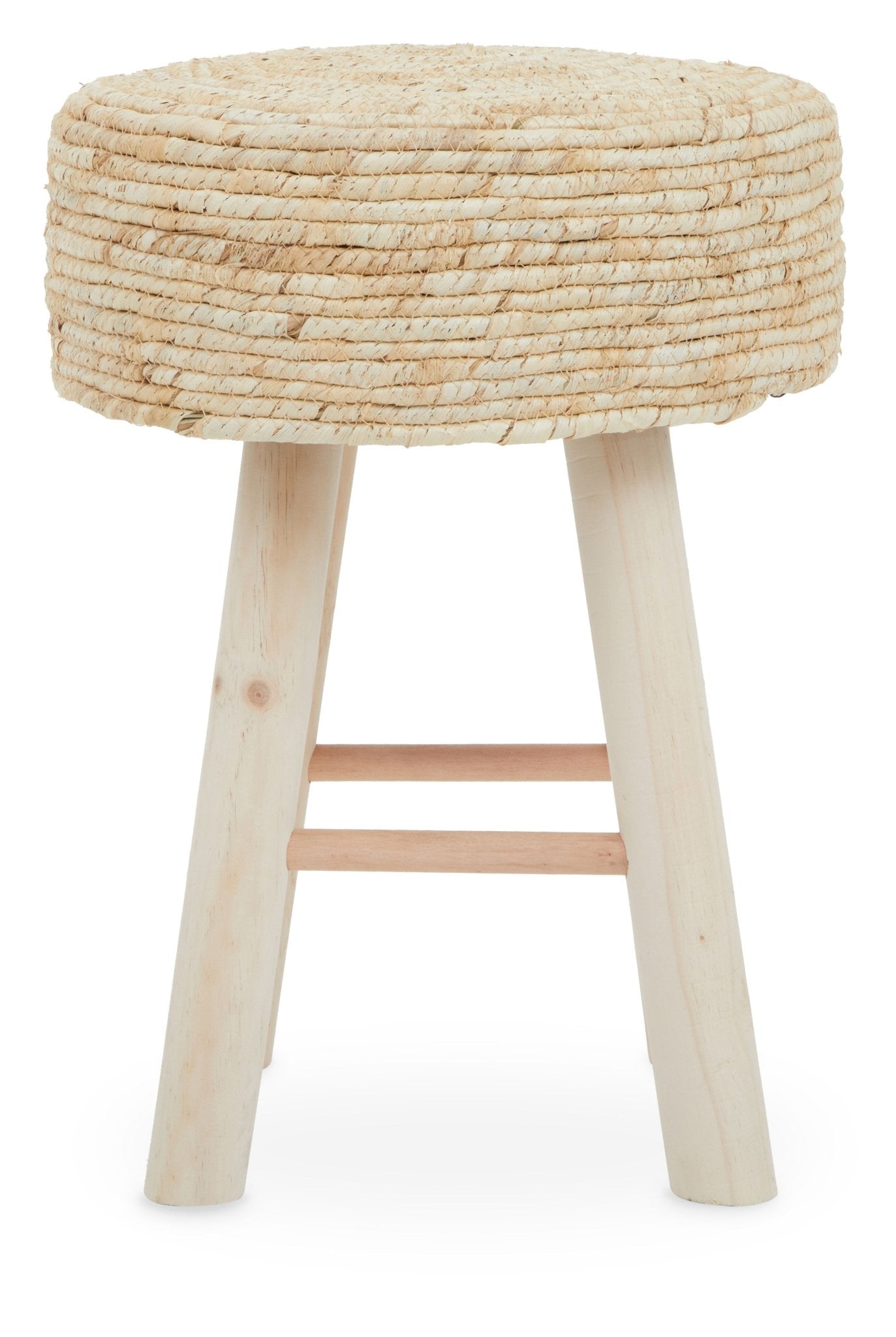 Ingmar Natural Corn Rope Stool - Skandi London