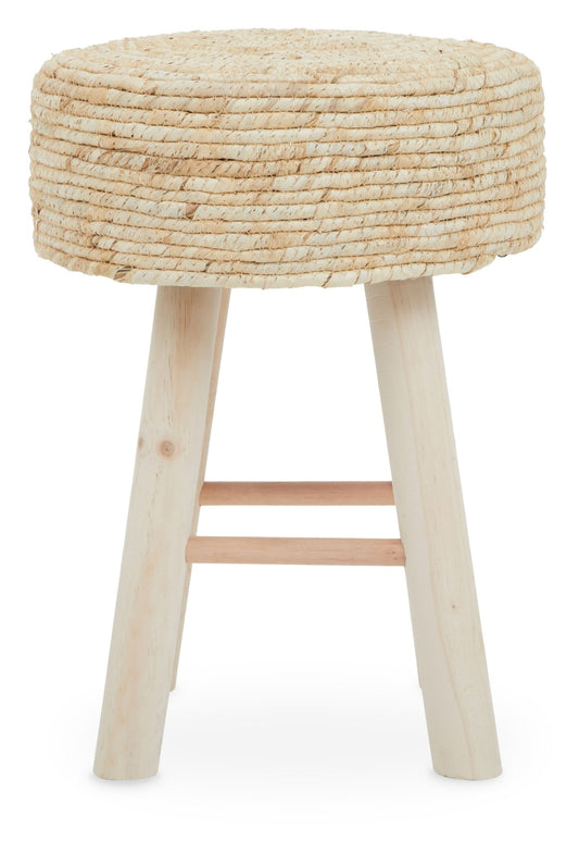 Ingmar Natural Corn Rope Stool - Skandi London