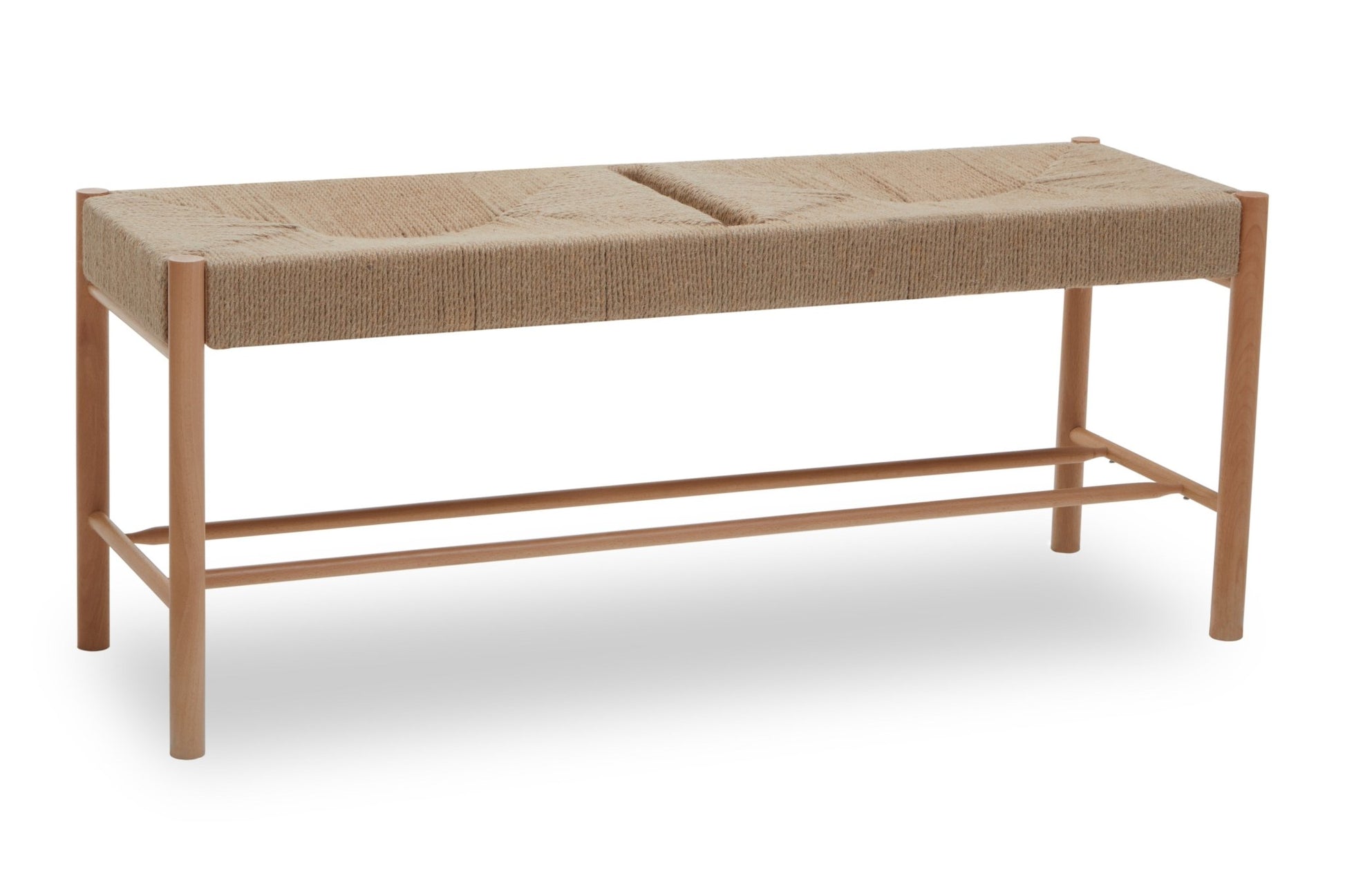 Axl Natural Wood Bench - Skandi London