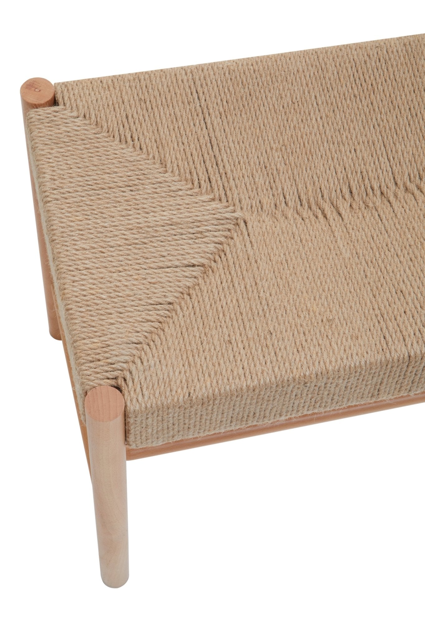 Axl Natural Wood Bench - Skandi London