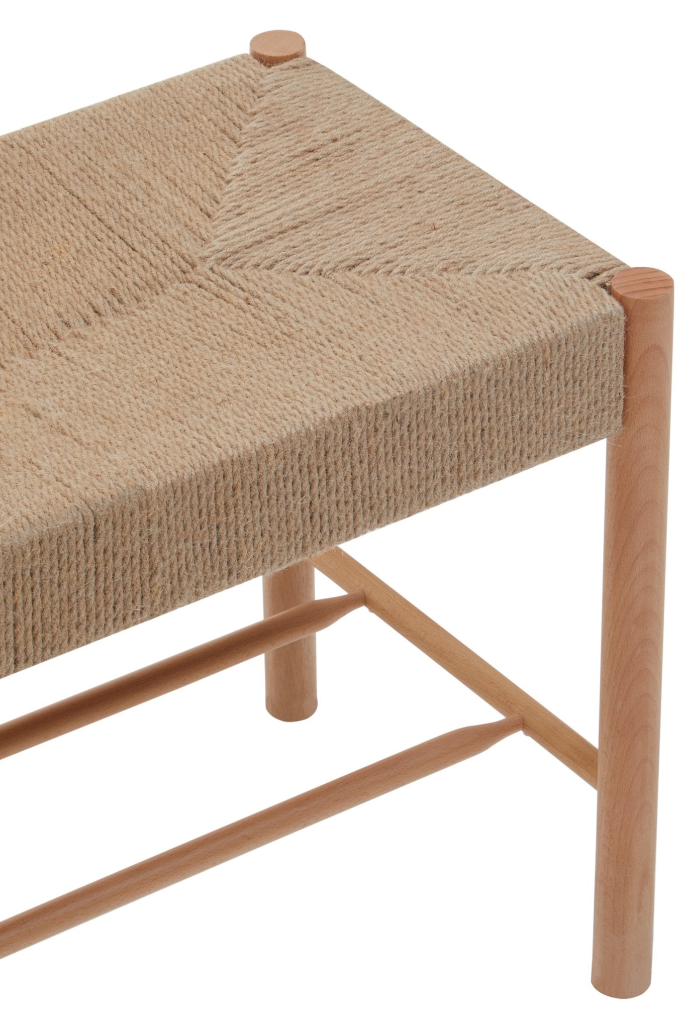 Axl Natural Wood Bench - Skandi London