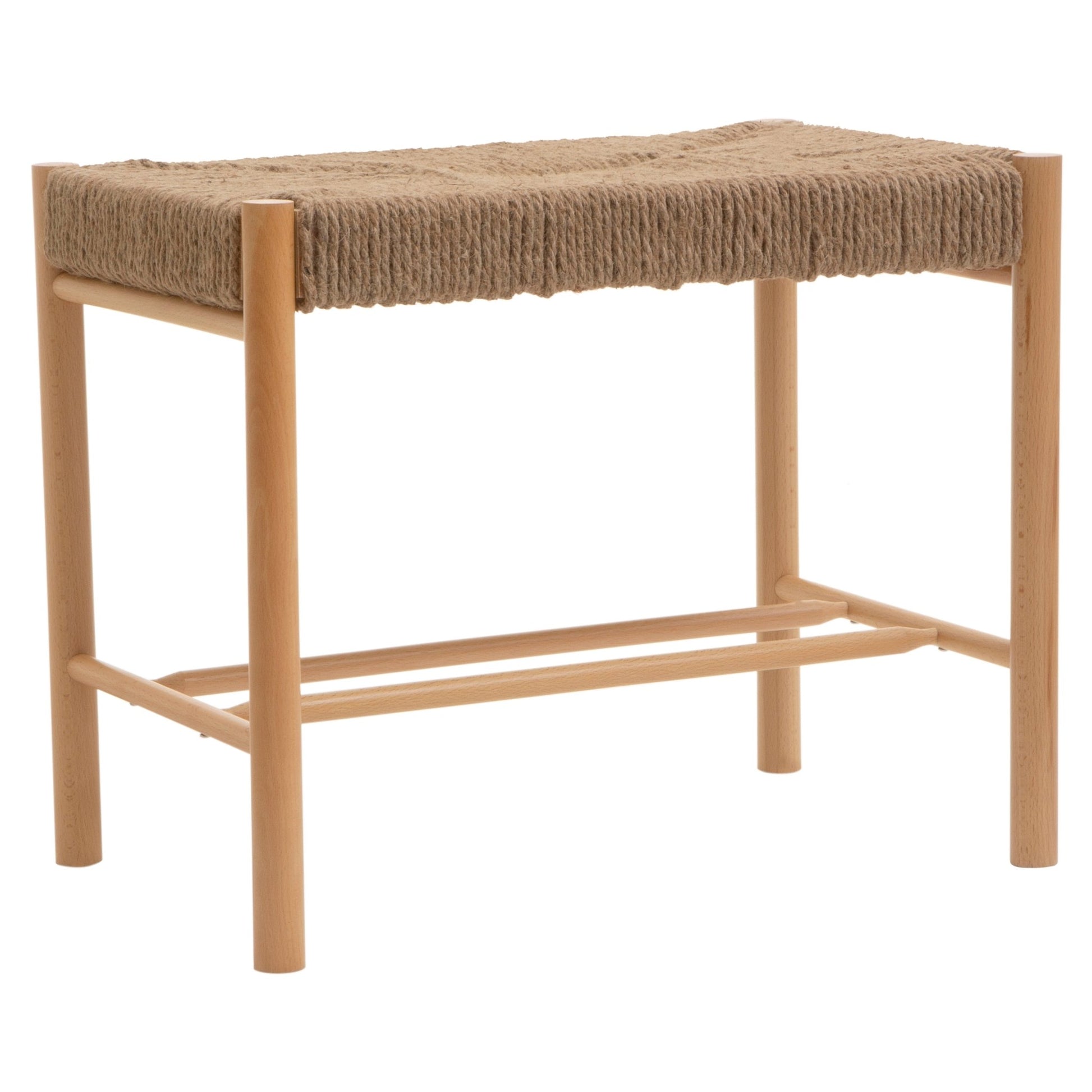 Axl Small Natural Wood Bench - Skandi London