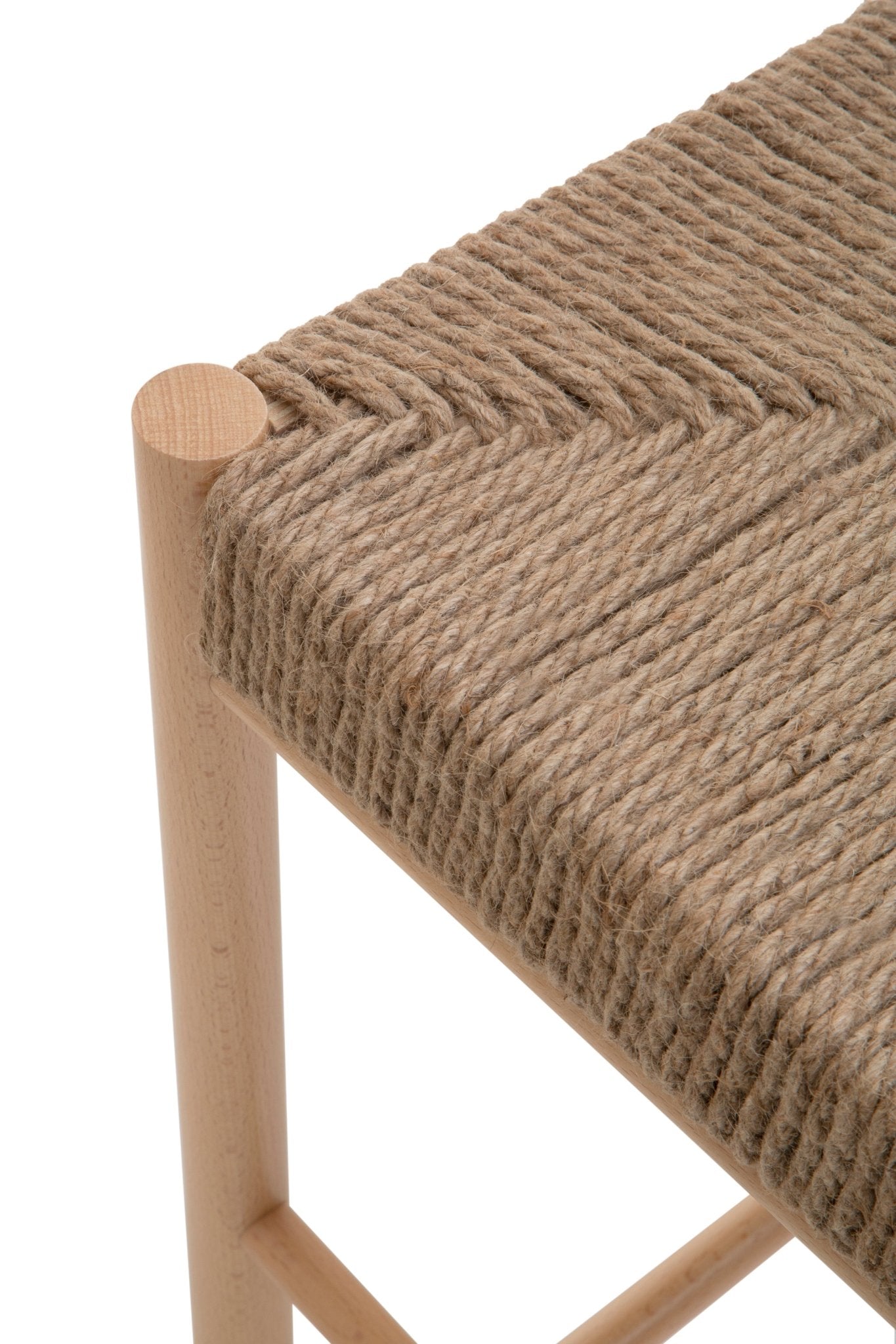 Axl Small Natural Wood Bench - Skandi London