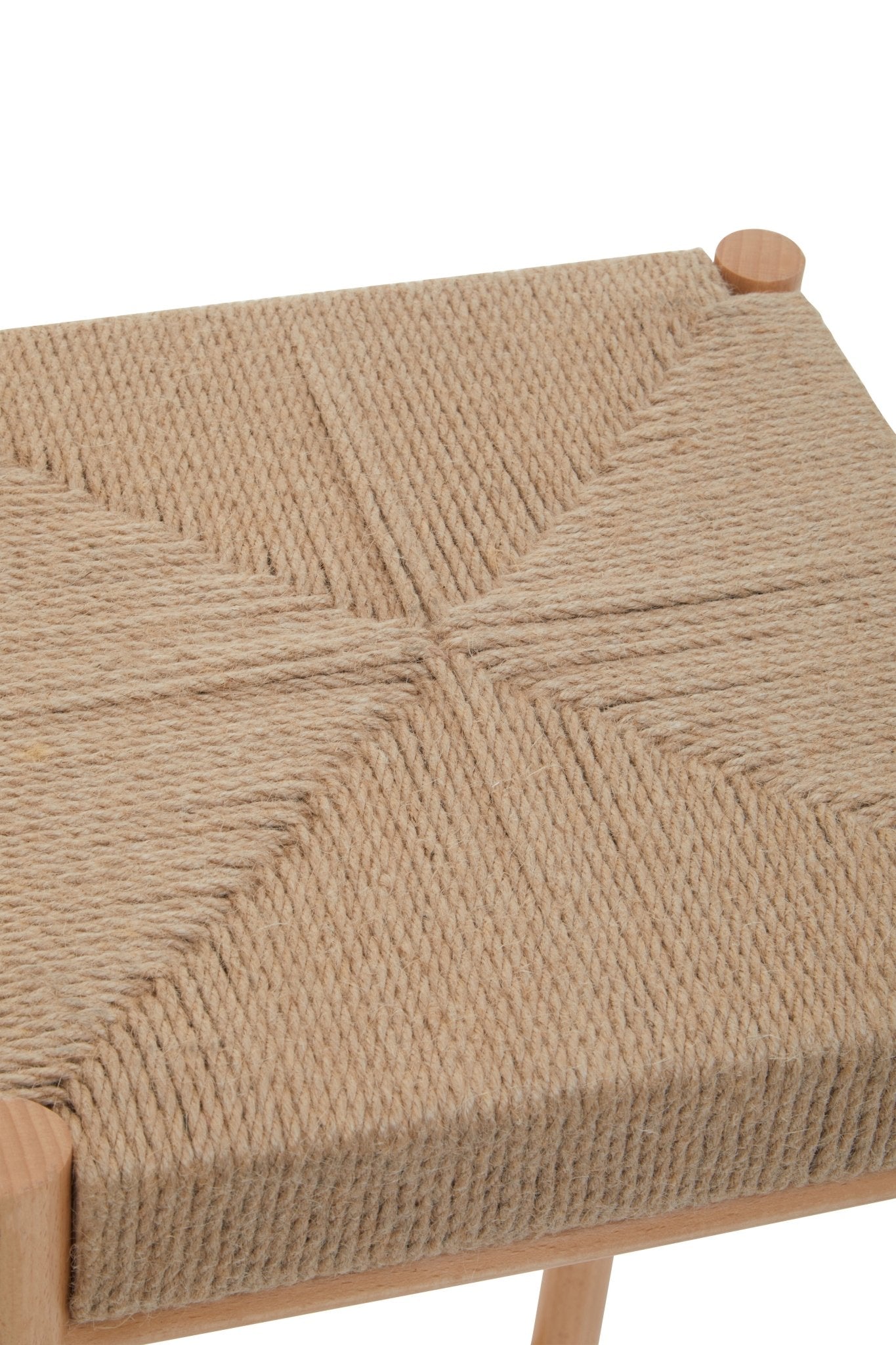 Axl Natural Wood Bar Stool - Skandi London