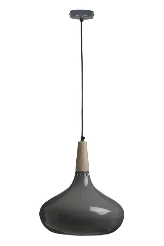 Pelle Grey Pendant Light - Skandi London