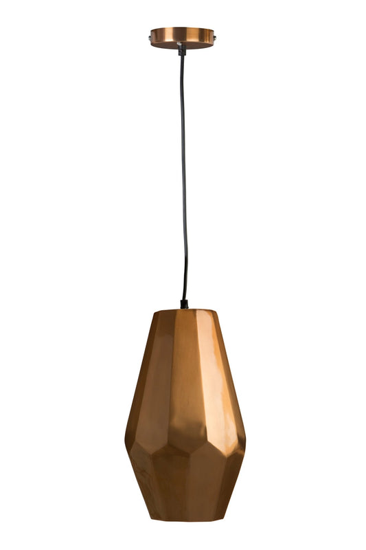 Pelle Aluminium Copper Finish Small Pendant Light - Skandi London