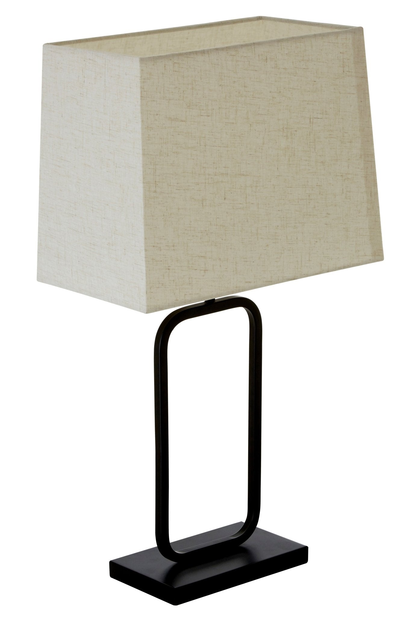 Ivarr Natural and Black Table Lamp - Skandi London