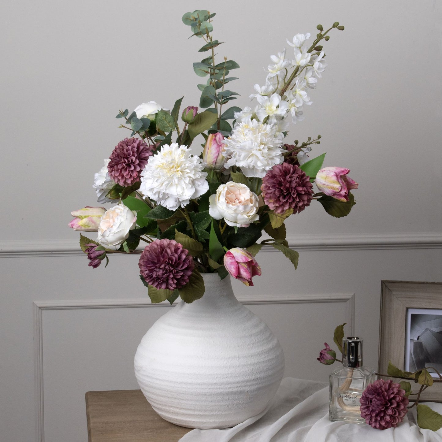 Skandi London Tall White Delphinium Stem - Skandi London