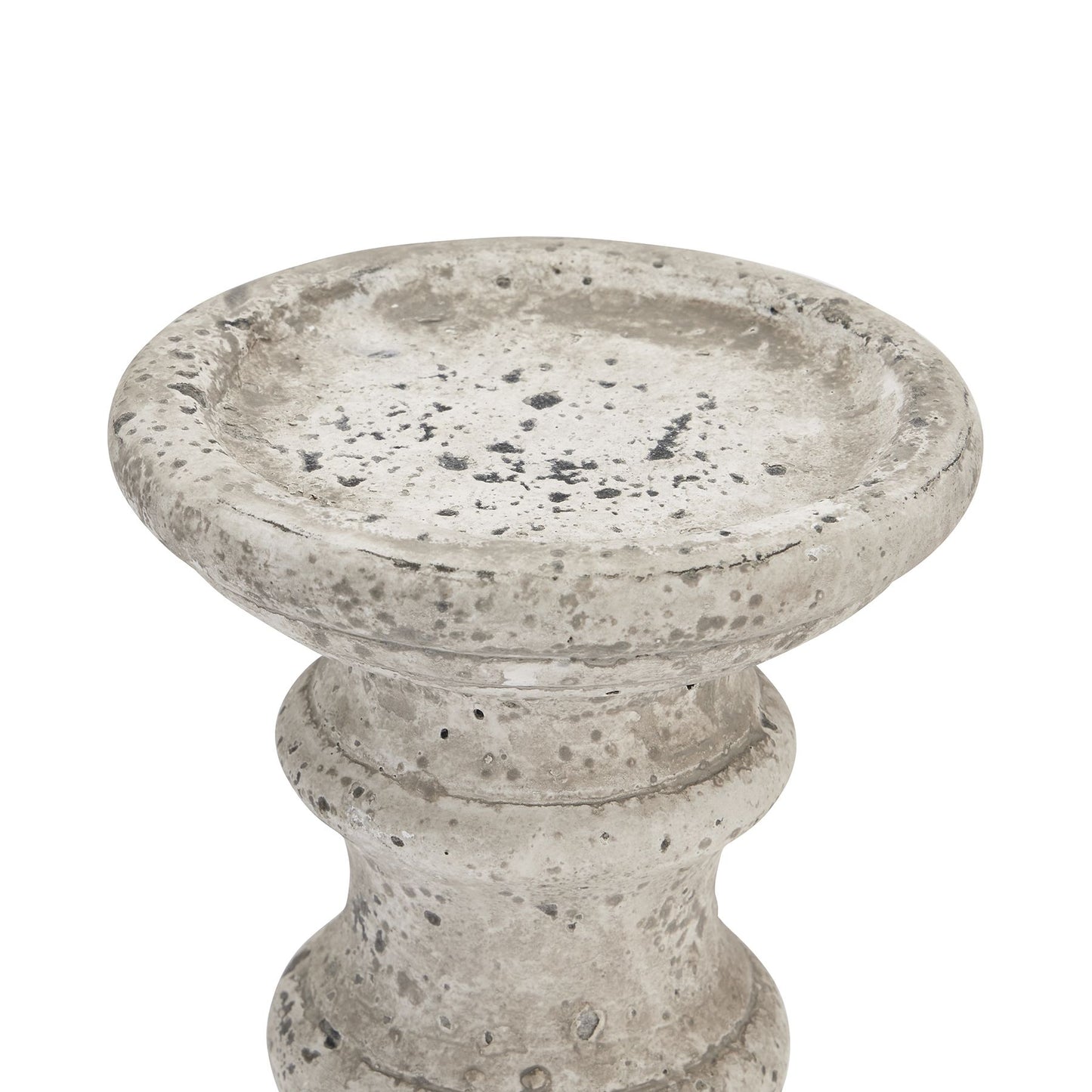 Skandi London Stone Ceramic Column Candle Holder - Skandi London