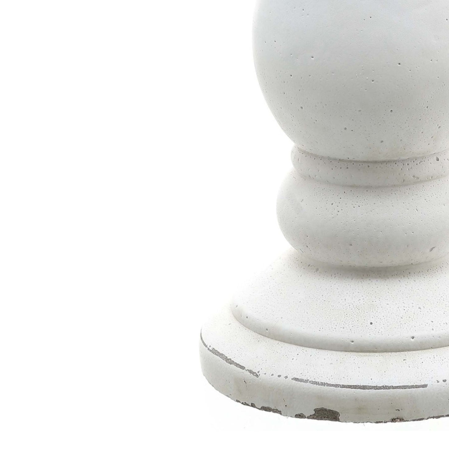 Skandi London Large Matt White Ceramic Candle Holder - Skandi London