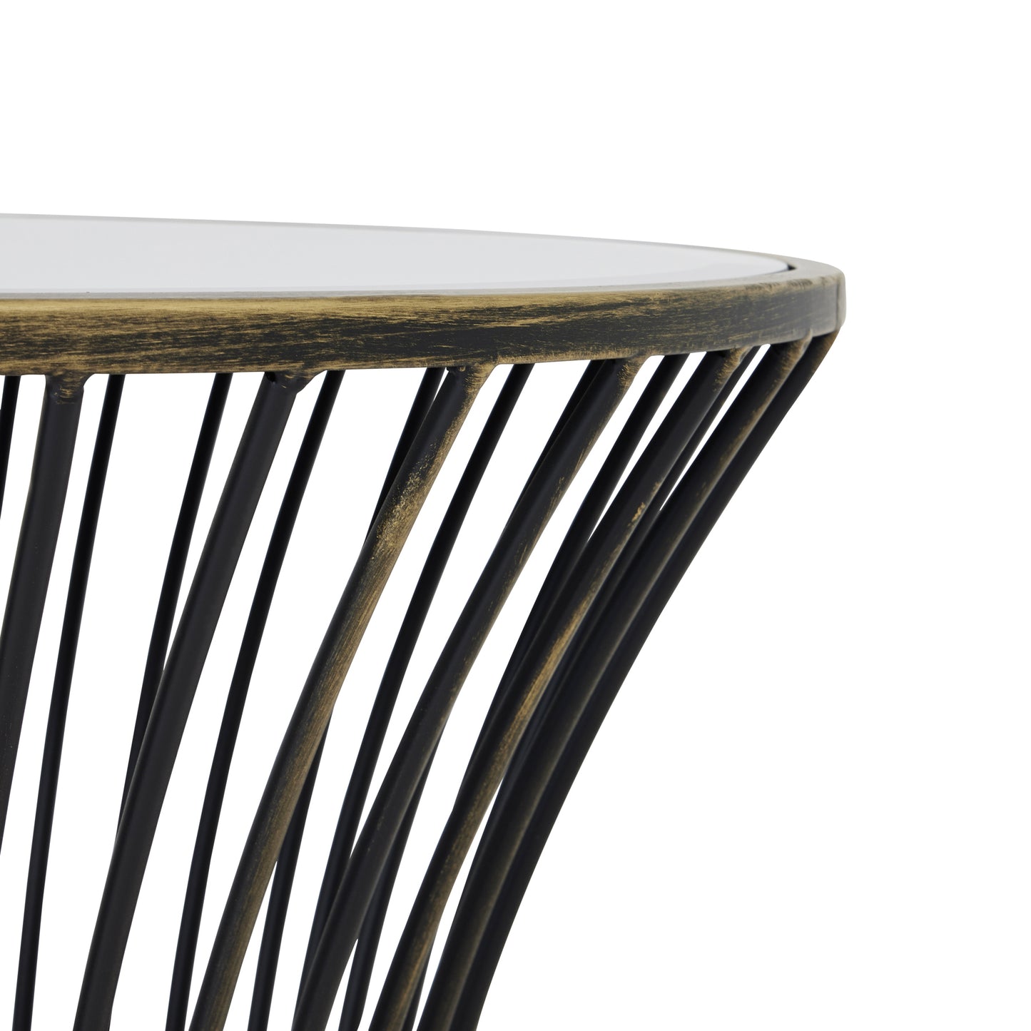Hverager Mirrored Side Table - Skandi London