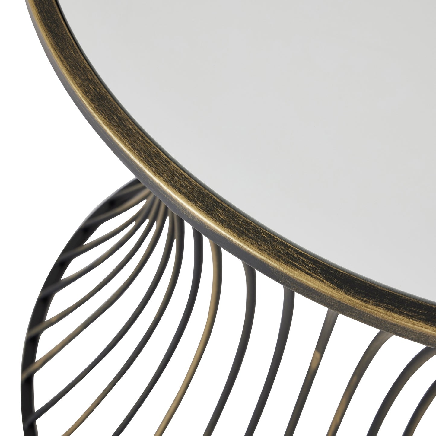 Hverager Mirrored Side Table - Skandi London
