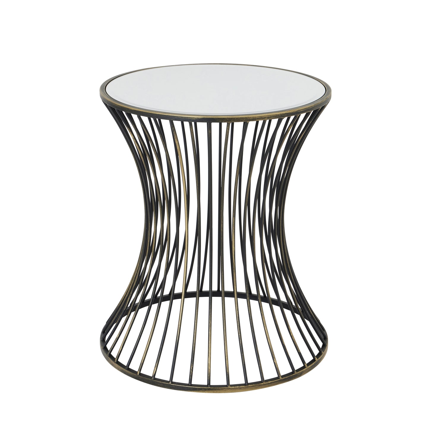 Hverager Mirrored Side Table - Skandi London