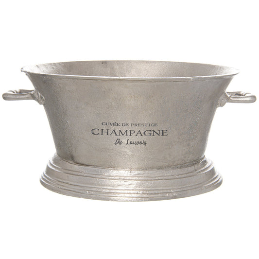 Skandi London Large Antique Pewter Champagne Cooler - Skandi London