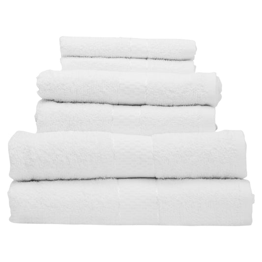 Quimby 6Pc White Towel Set - Skandi London