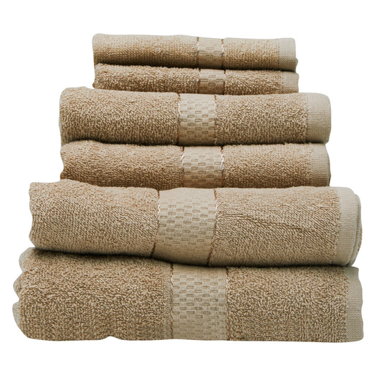 Quimby 6Pc Warm Sand Towel Set - Skandi London