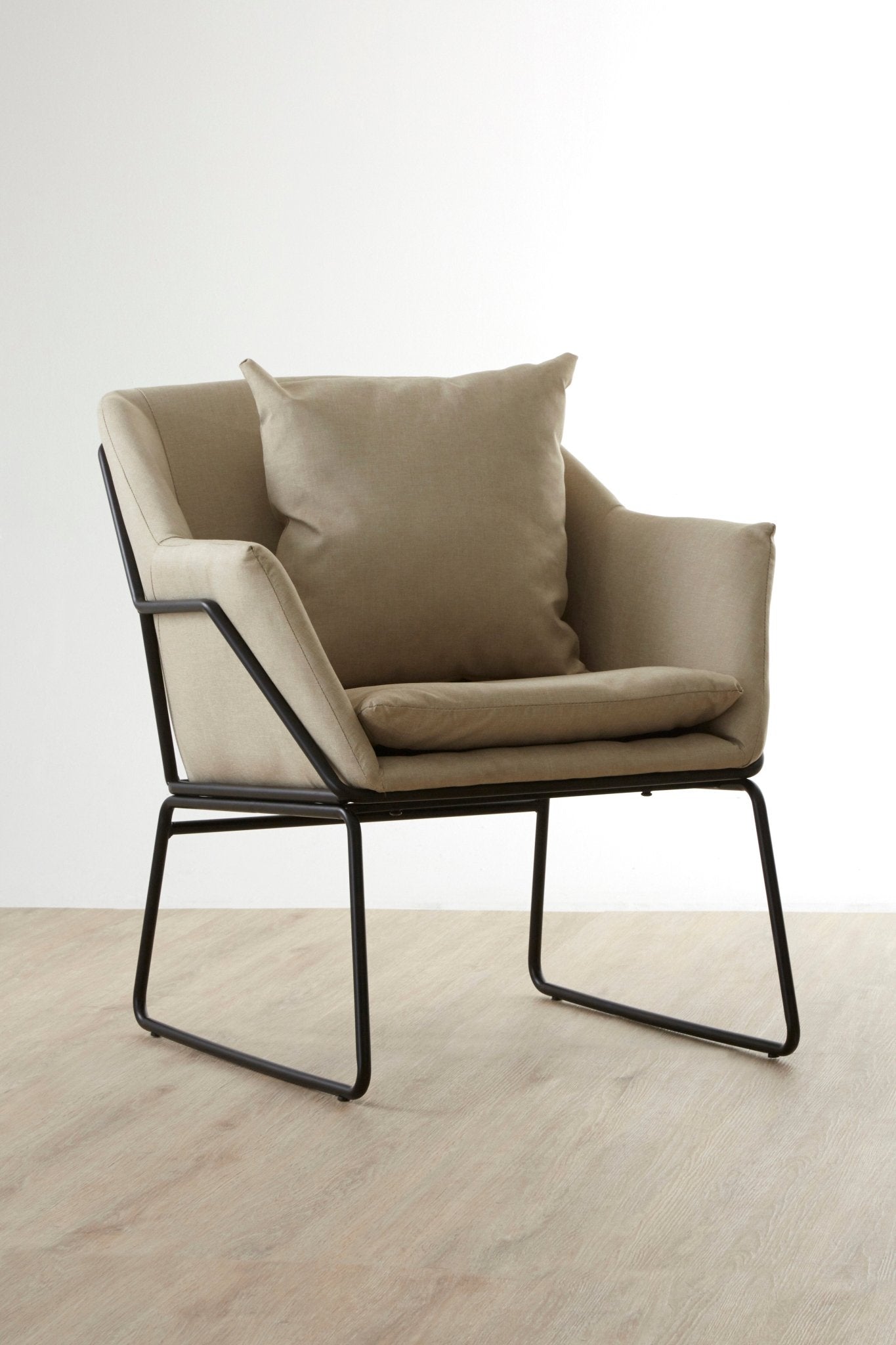 Pelle Stone Armchair - Skandi London