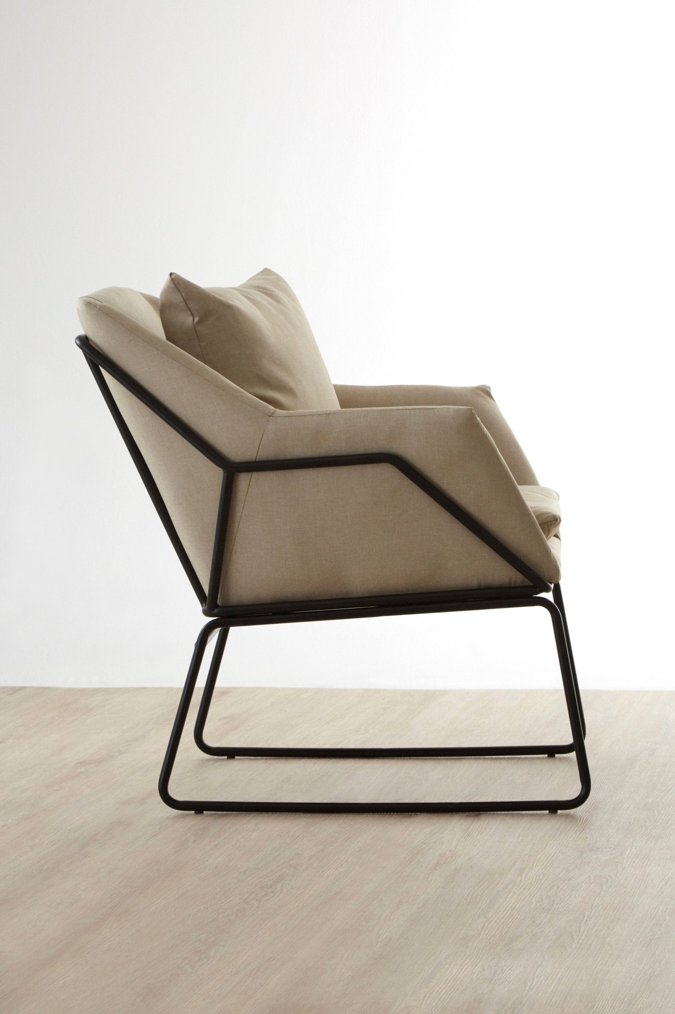 Pelle Stone Armchair - Skandi London