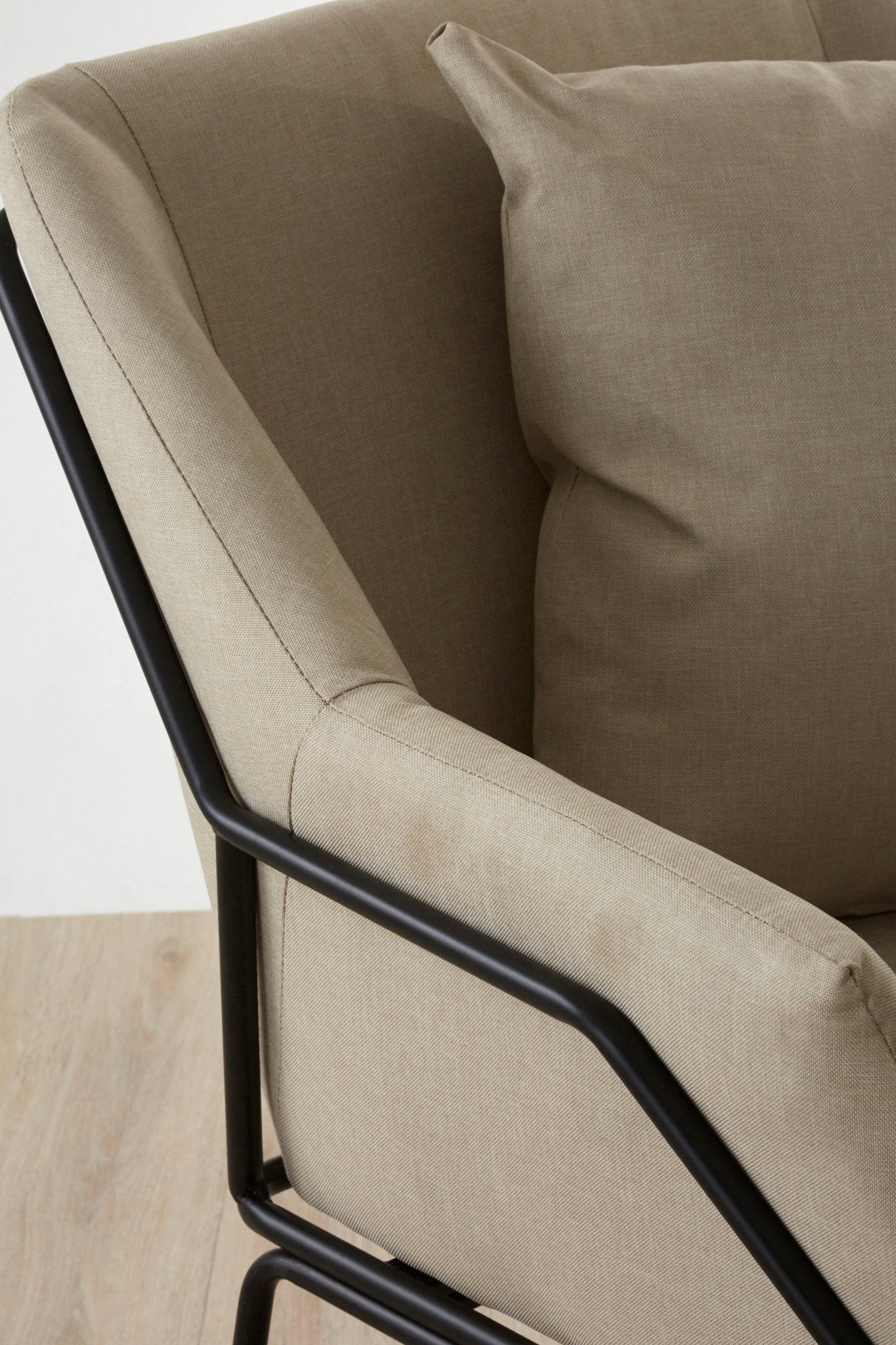 Pelle Stone Armchair - Skandi London