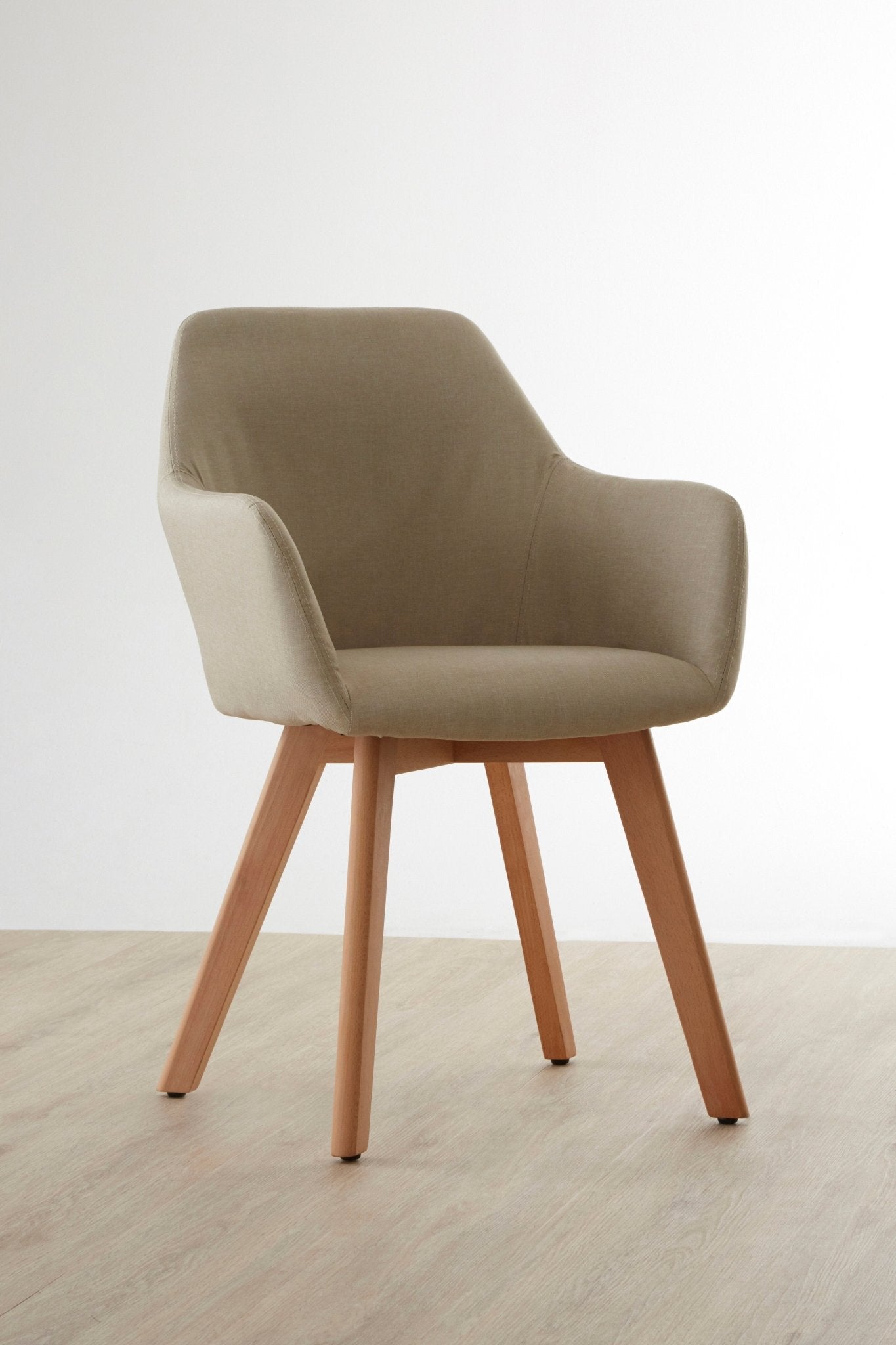Pelle Stone Fabric Chair - Skandi London