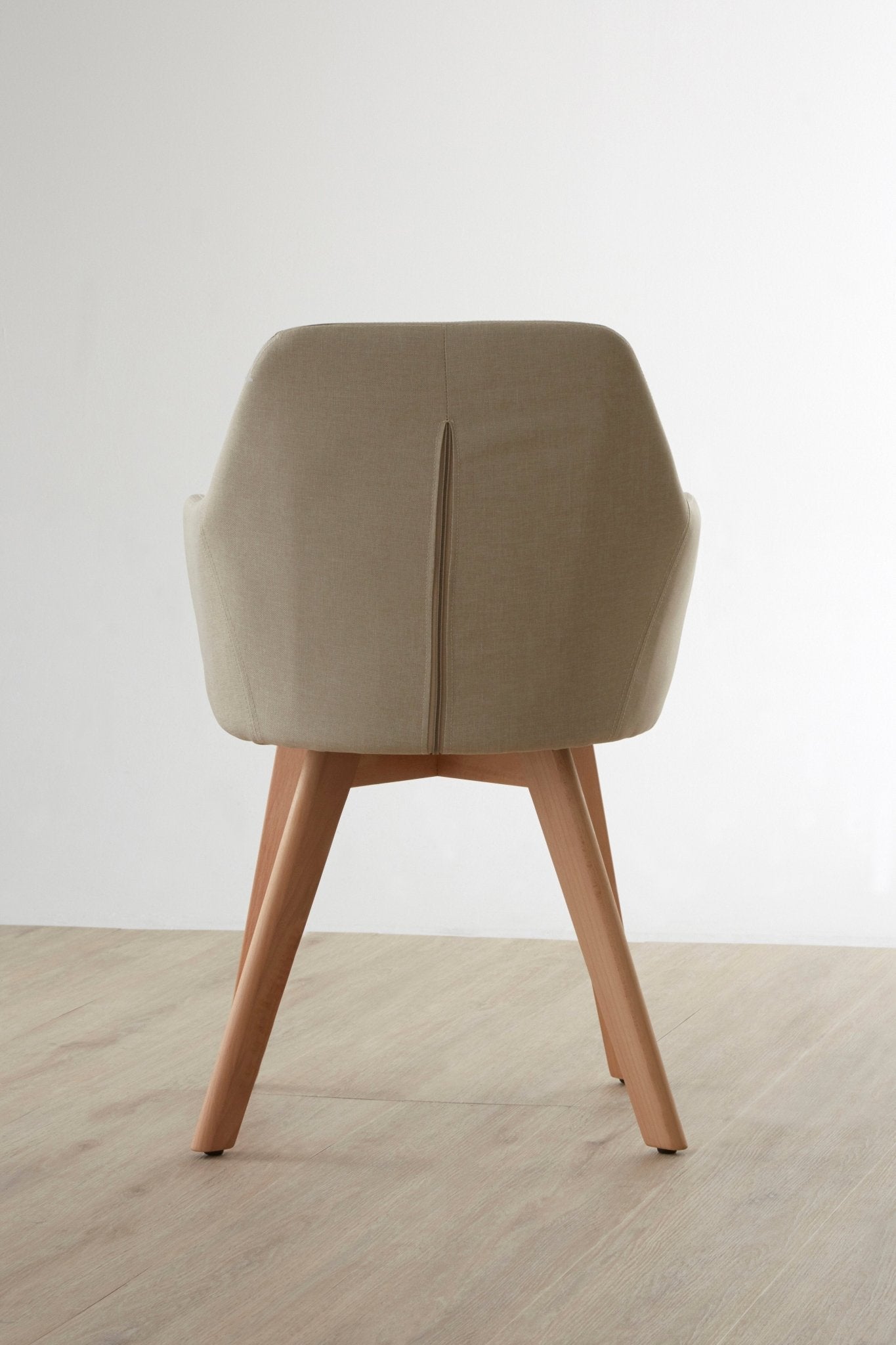 Pelle Stone Fabric Chair - Skandi London