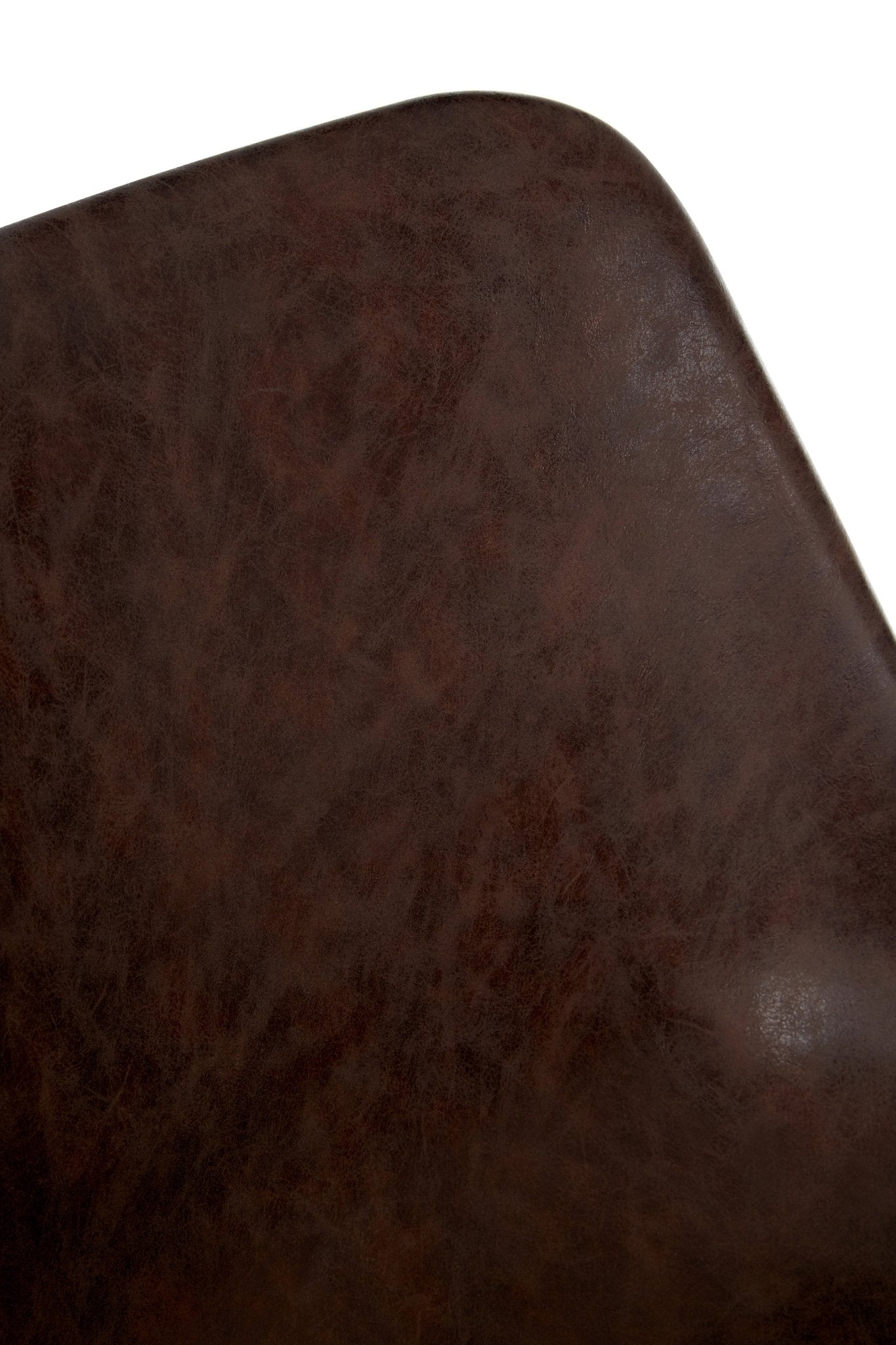 Caryn Mocha Bar Stool With Angled Legs - Skandi London