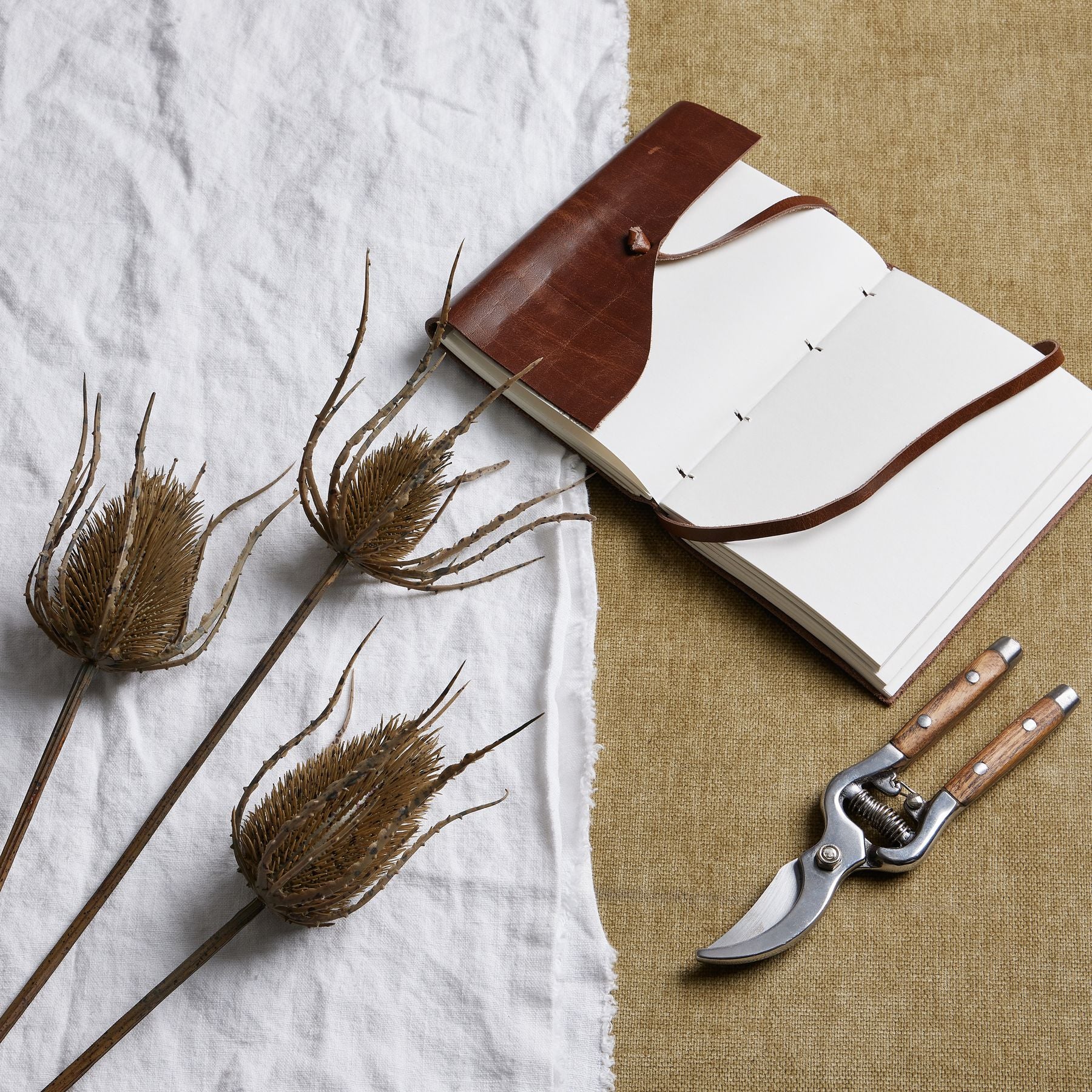 Skandi London Large Brown Triple Teasle Stem - Skandi London