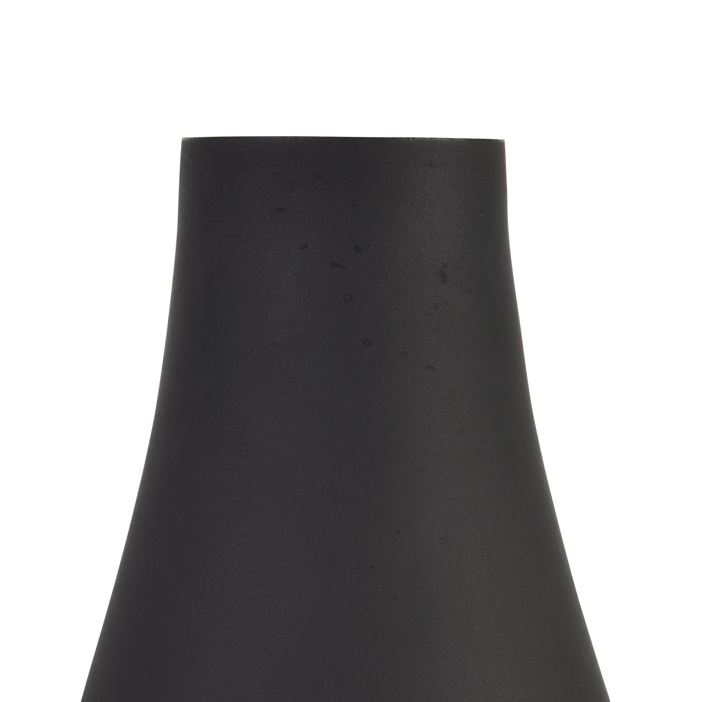 Skandi London Black Tapered Glass Vase - Skandi London