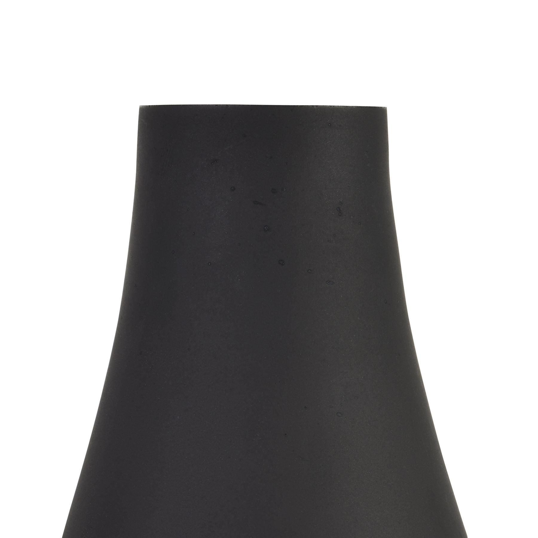 Skandi London Black Tapered Glass Vase - Skandi London