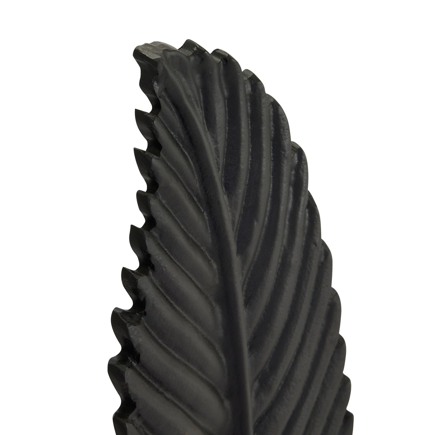 Skandi London Black Cast Leaf Ornament - Skandi London