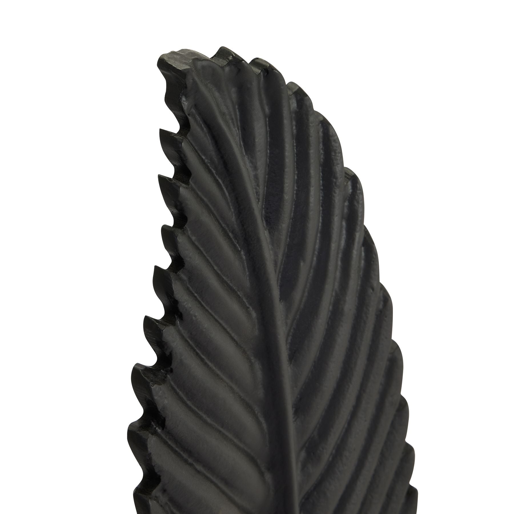 Skandi London Black Cast Leaf Ornament - Skandi London