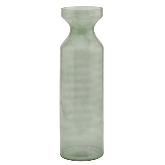 Skandi London Smoked Sage Glass Fluted Vase - Skandi London