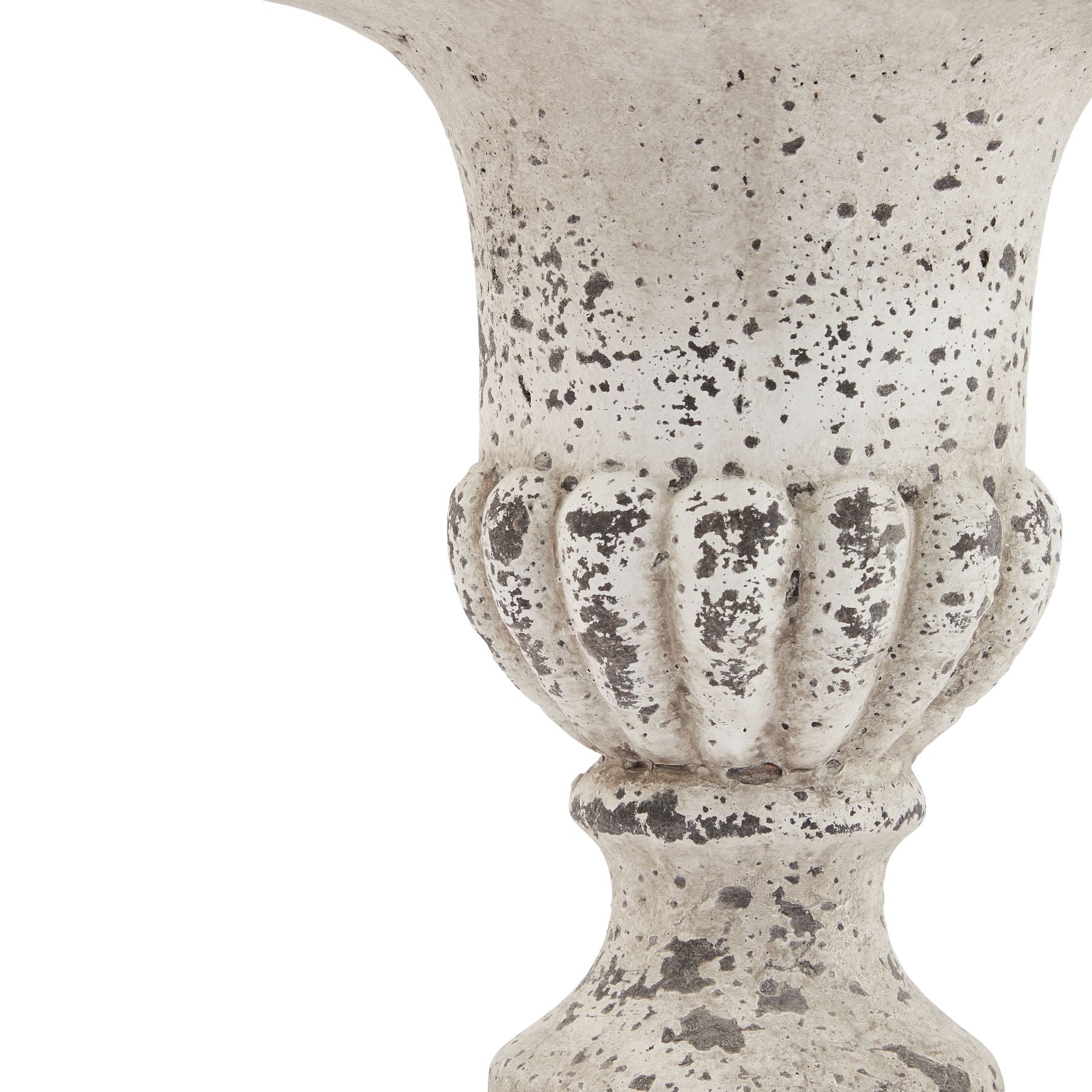 Skandi London Fluted Stone Ceramic Urn - Skandi London