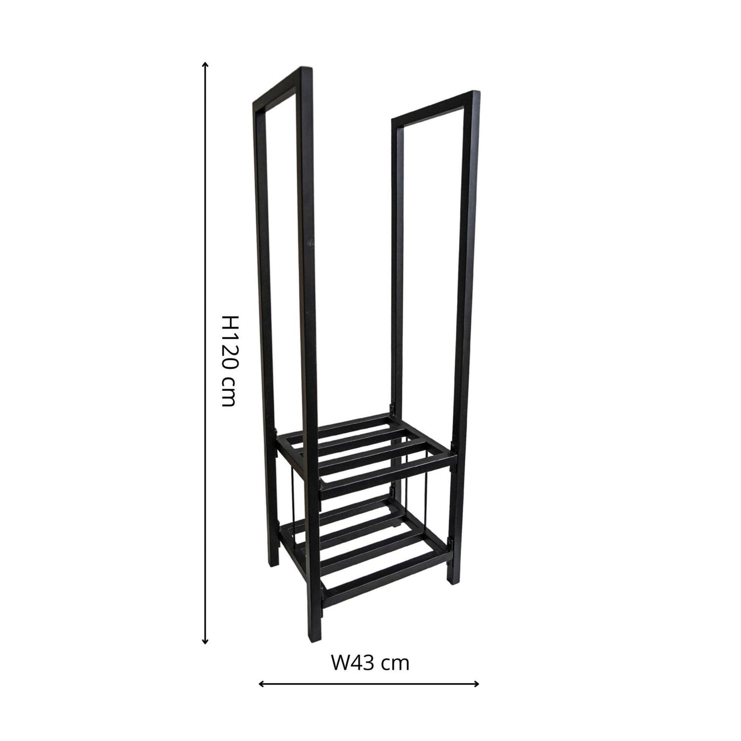 Hol Square Tall Shelved Log Storage - Skandi London