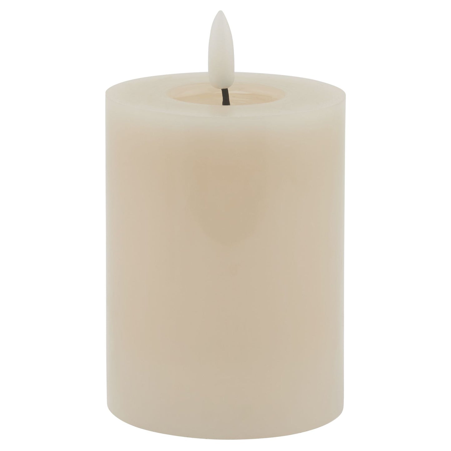 Luksus Collection Melt Effect 3x4 Taupe LED Wax Candle - Skandi London