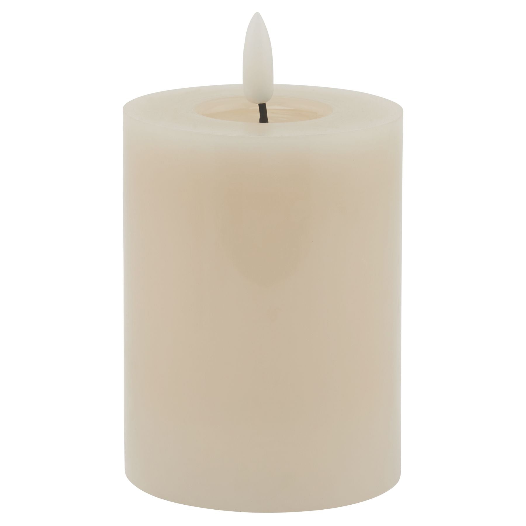 Luksus Collection Melt Effect 3x4 Taupe LED Wax Candle - Skandi London