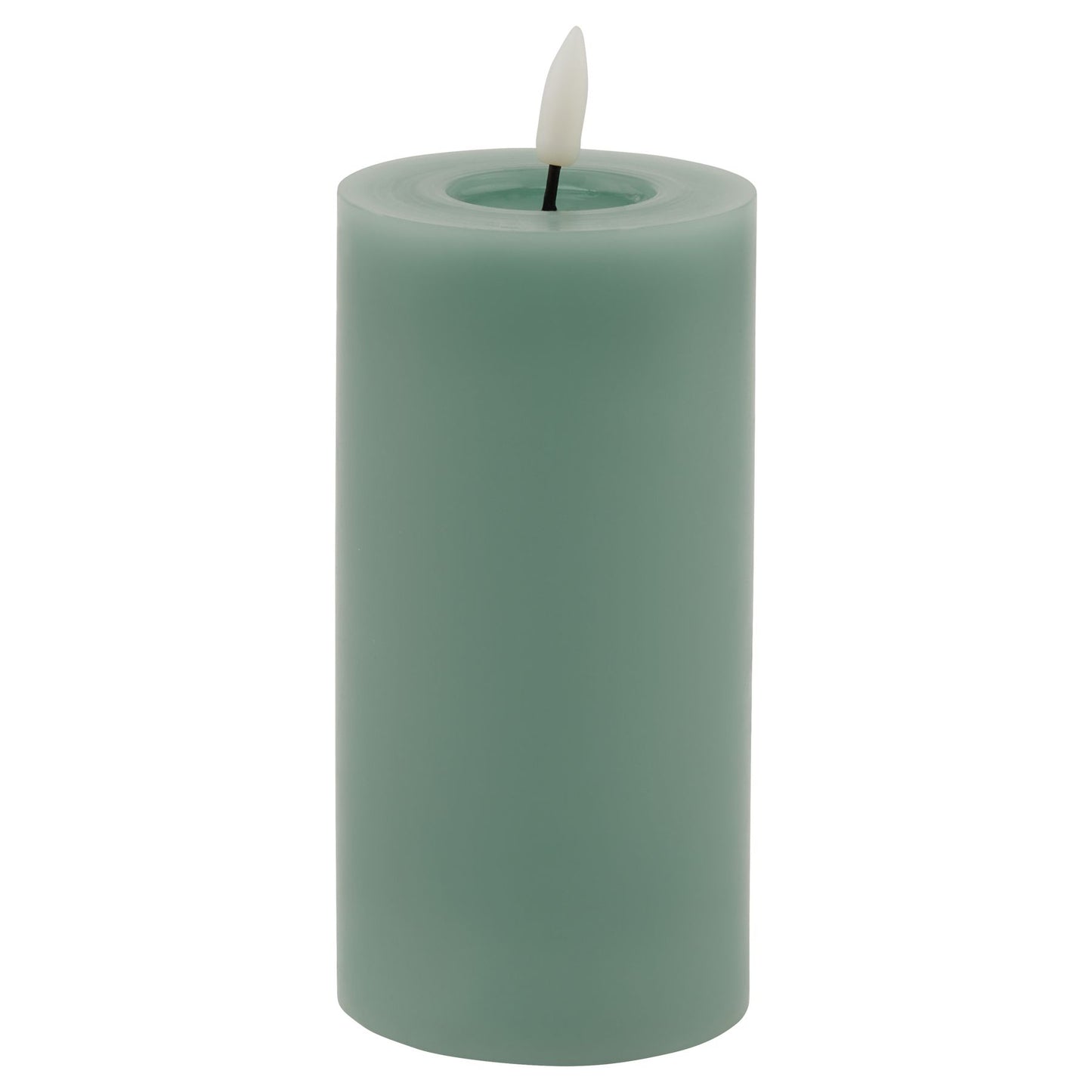 Luksus Collection Melt Effect 3x6 Sage LED Wax Candle - Skandi London