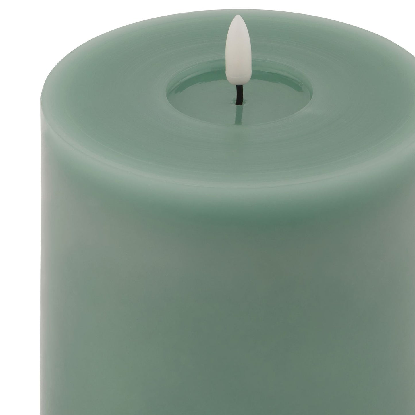 Luksus Collection Melt Effect 5x5 Sage LED Wax Candle - Skandi London
